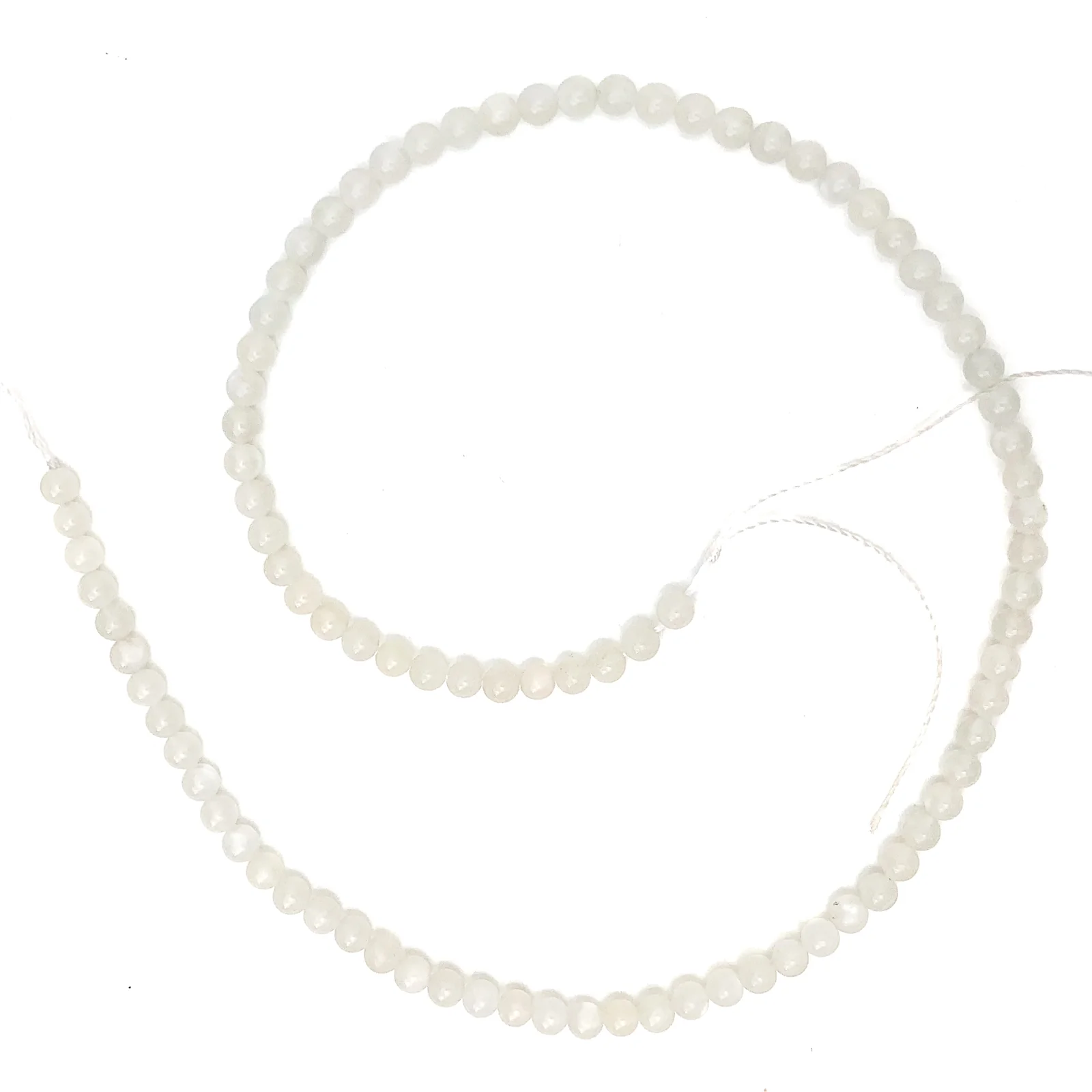 Moonstone 4mm Smooth Rounds Bead Strand - Image 2