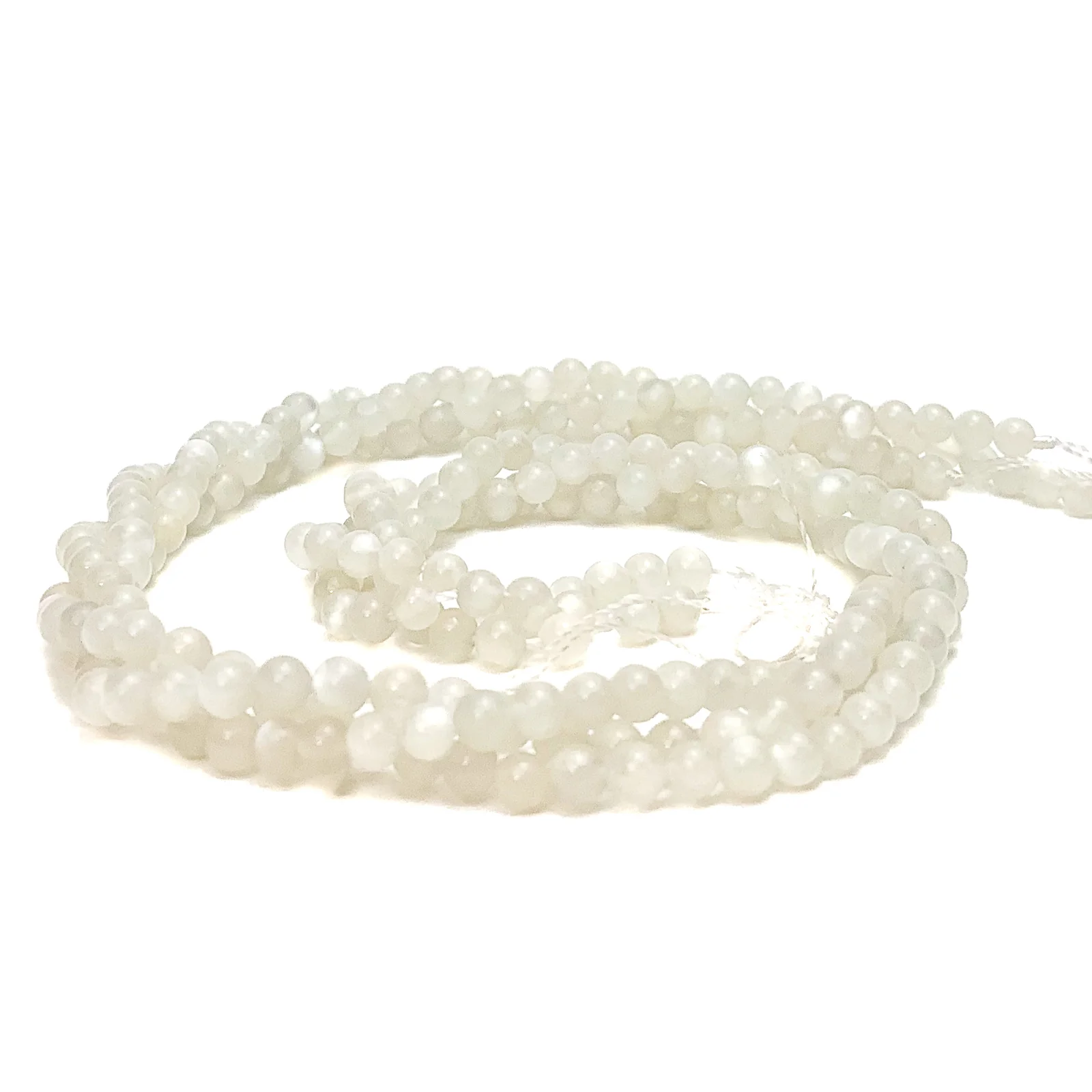 Moonstone 4mm Smooth Rounds Bead Strand - Image 4