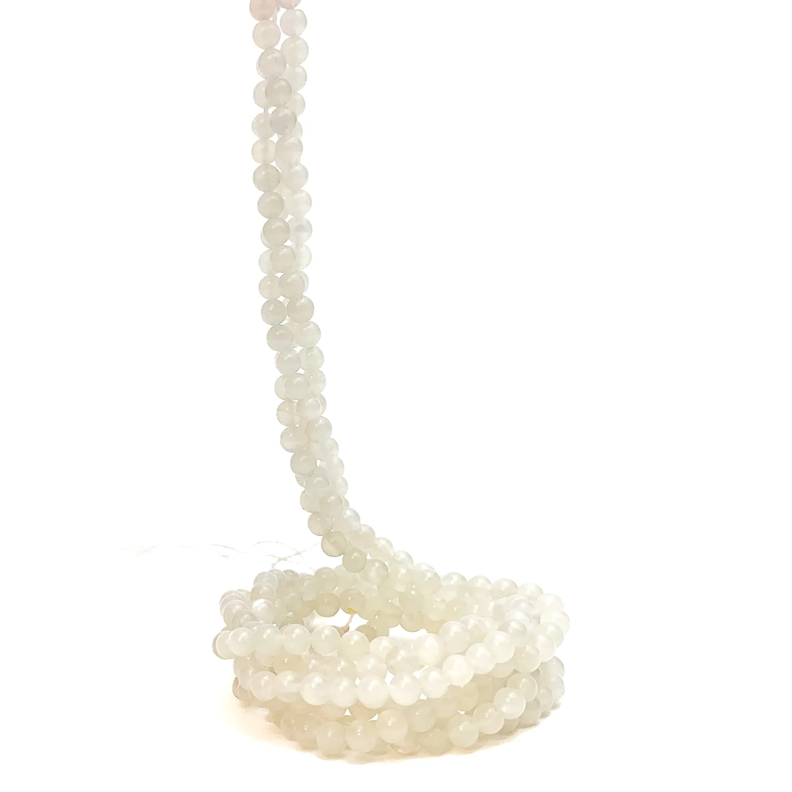 Moonstone 4mm Smooth Rounds Bead Strand - Image 5