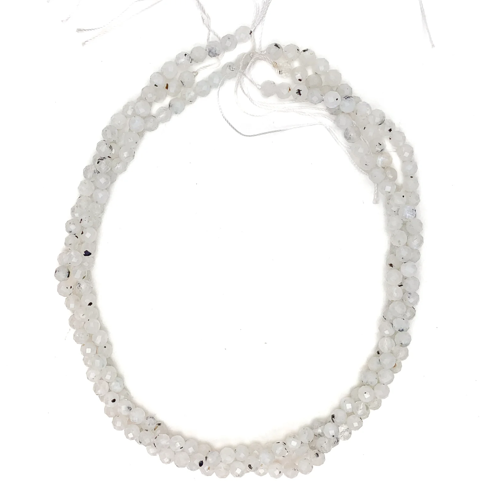 Moonstone 5mm Faceted Rounds Bead Strand - Image 4