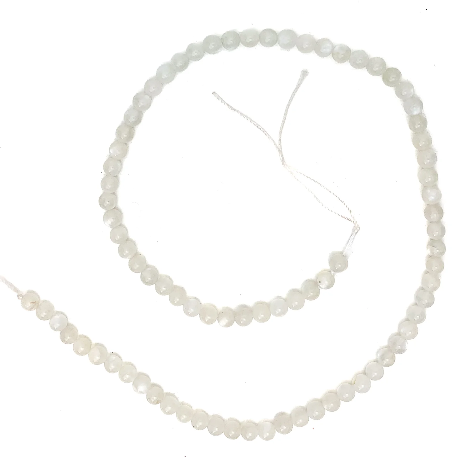 Moonstone 5mm Smooth Rounds Bead Strand - Image 2