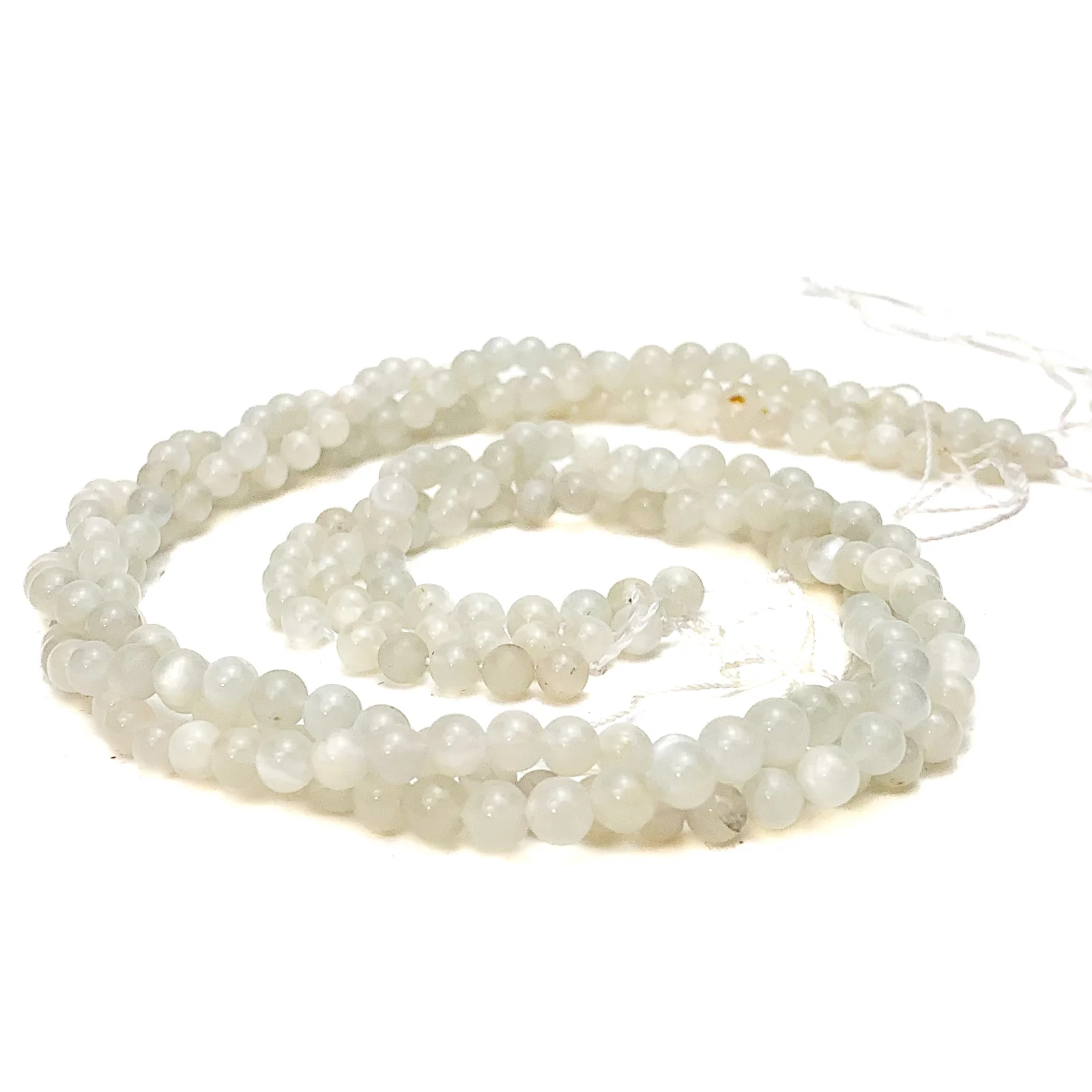 Moonstone 5mm Smooth Rounds Bead Strand - Image 3