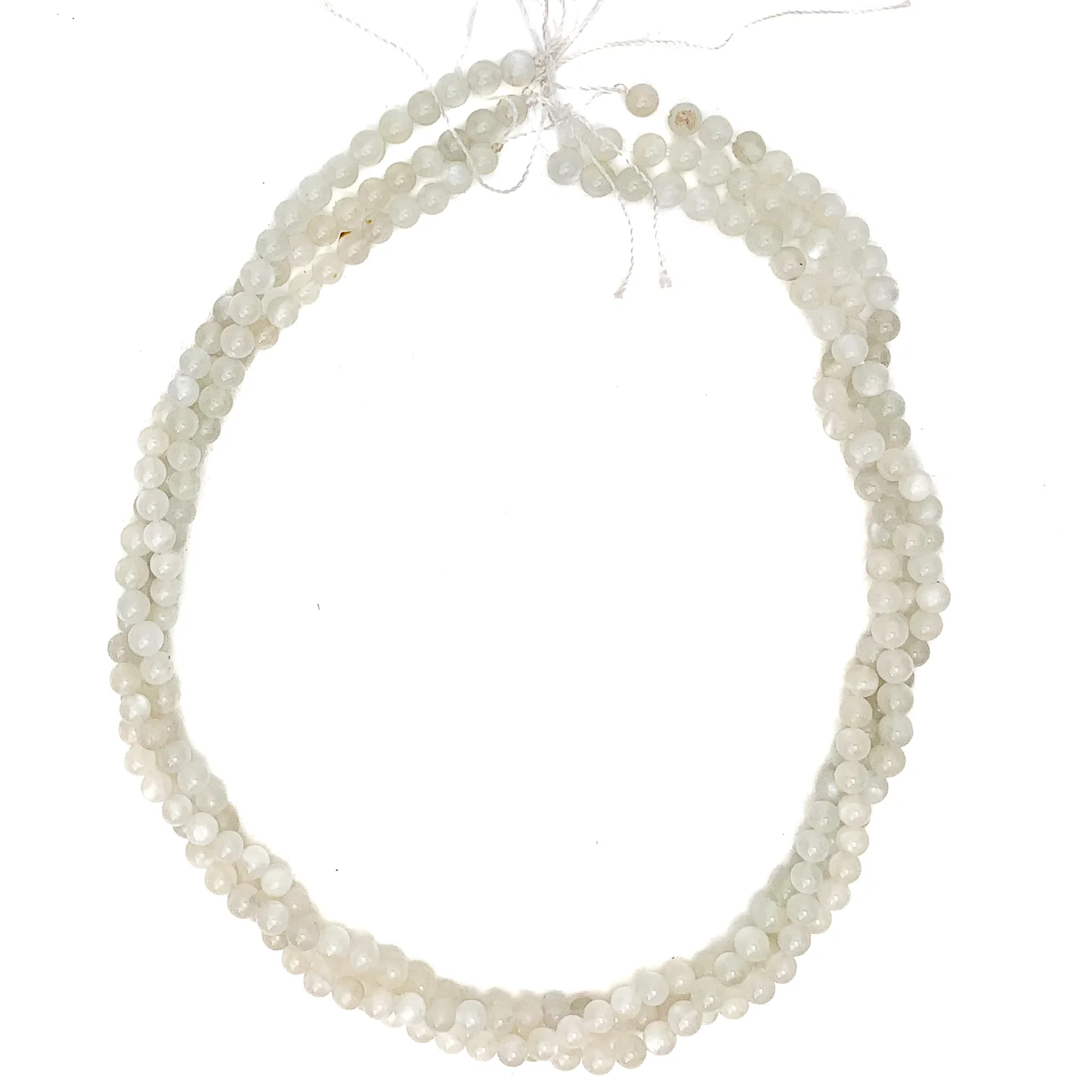 Moonstone 5mm Smooth Rounds Bead Strand - Image 4