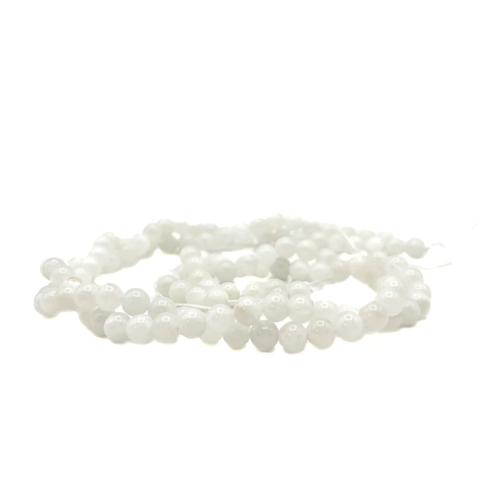 Moonstone 6.5mm Smooth Rounds Bead Strand - Image 5