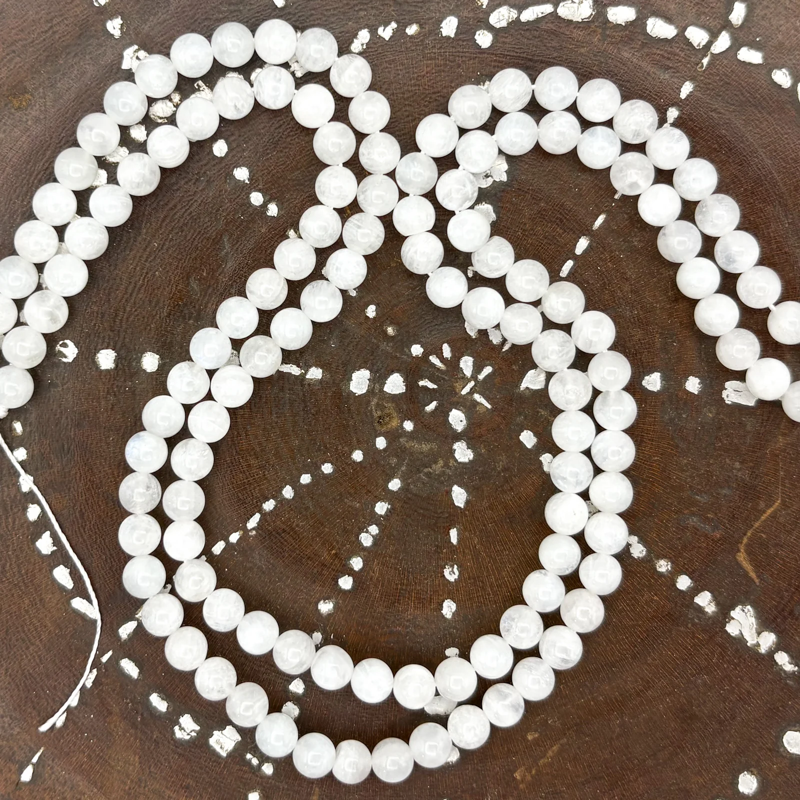 Moonstone 6.5mm Smooth Rounds Bead Strand - Image 7