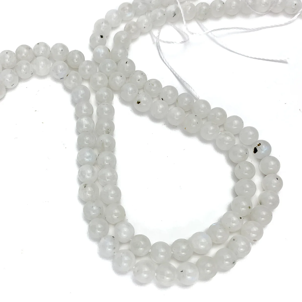 Moonstone 6mm Smooth Rounds - Image 3
