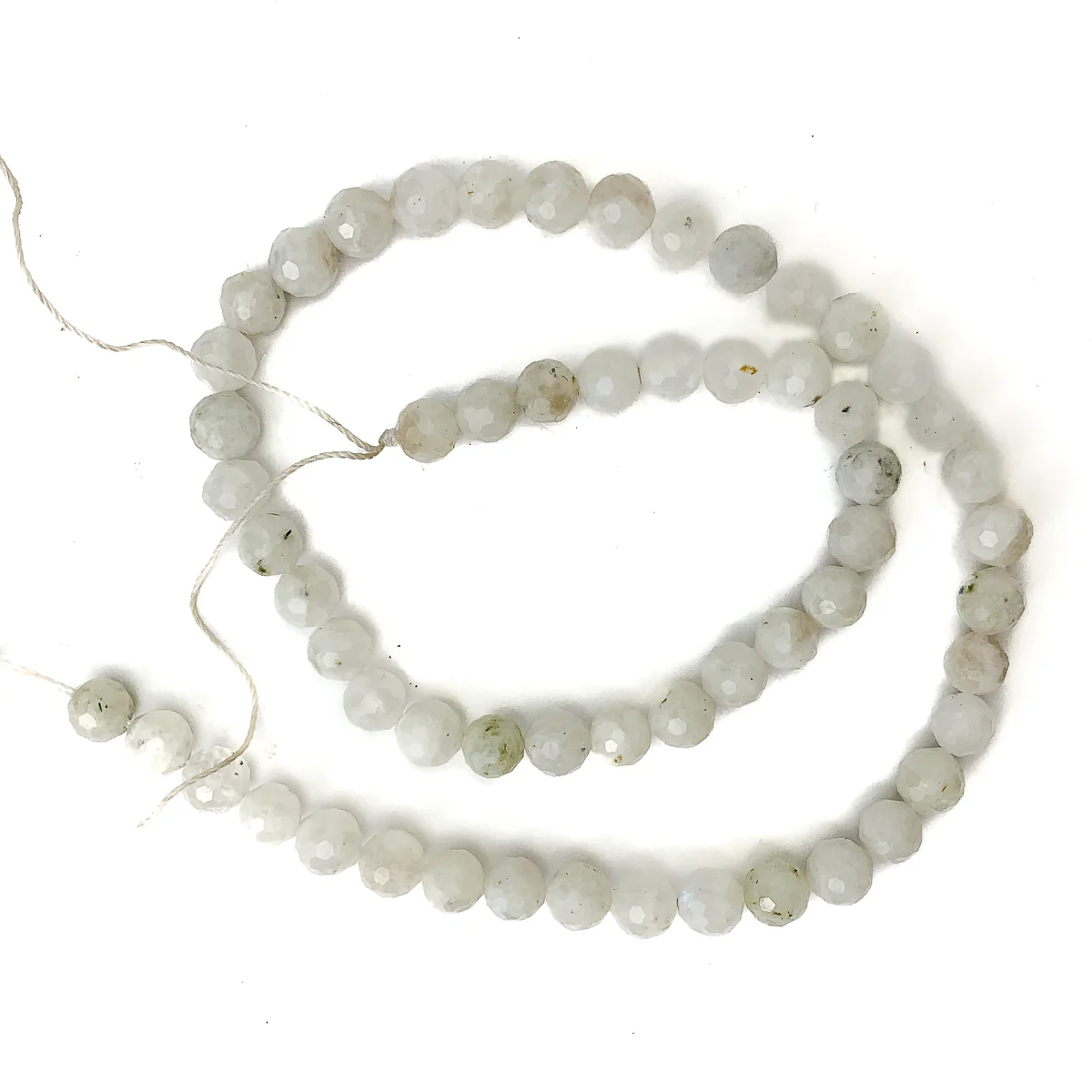 Rainbow Moonstone 7mm Faceted Rounds - Image 2