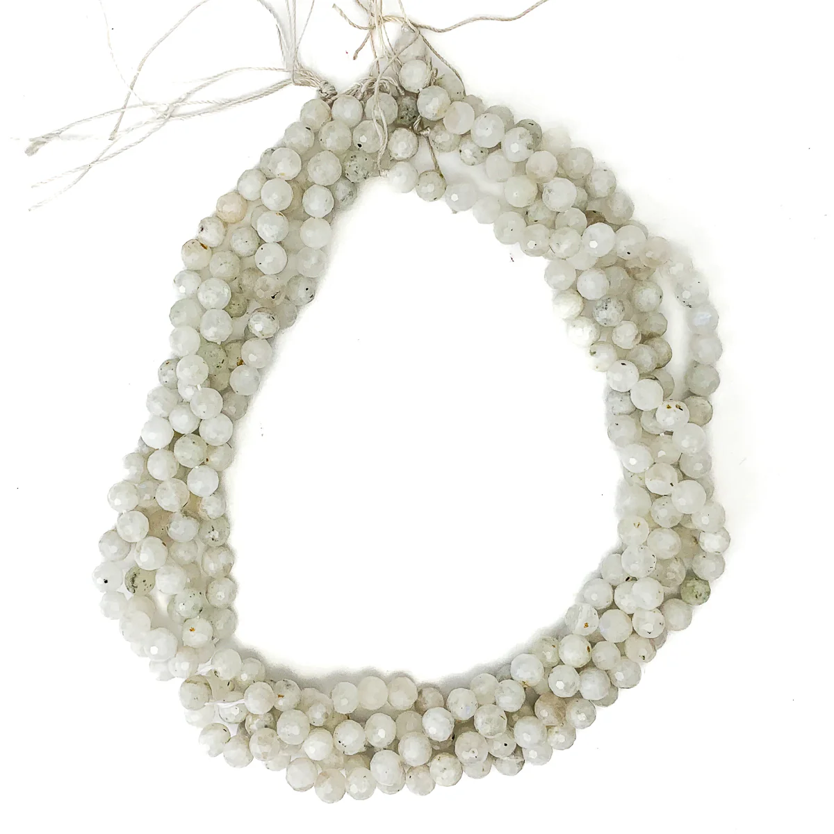 Rainbow Moonstone 7mm Faceted Rounds - Image 4
