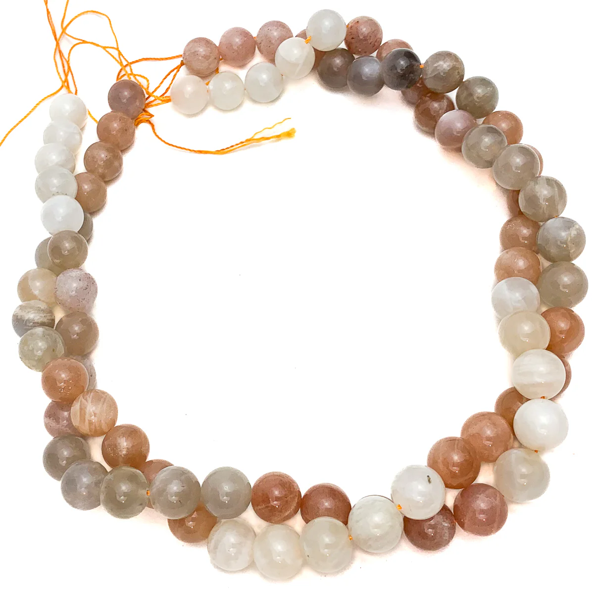 Moonstone Multi 10mm Smooth Rounds Bead Strand - Image 5