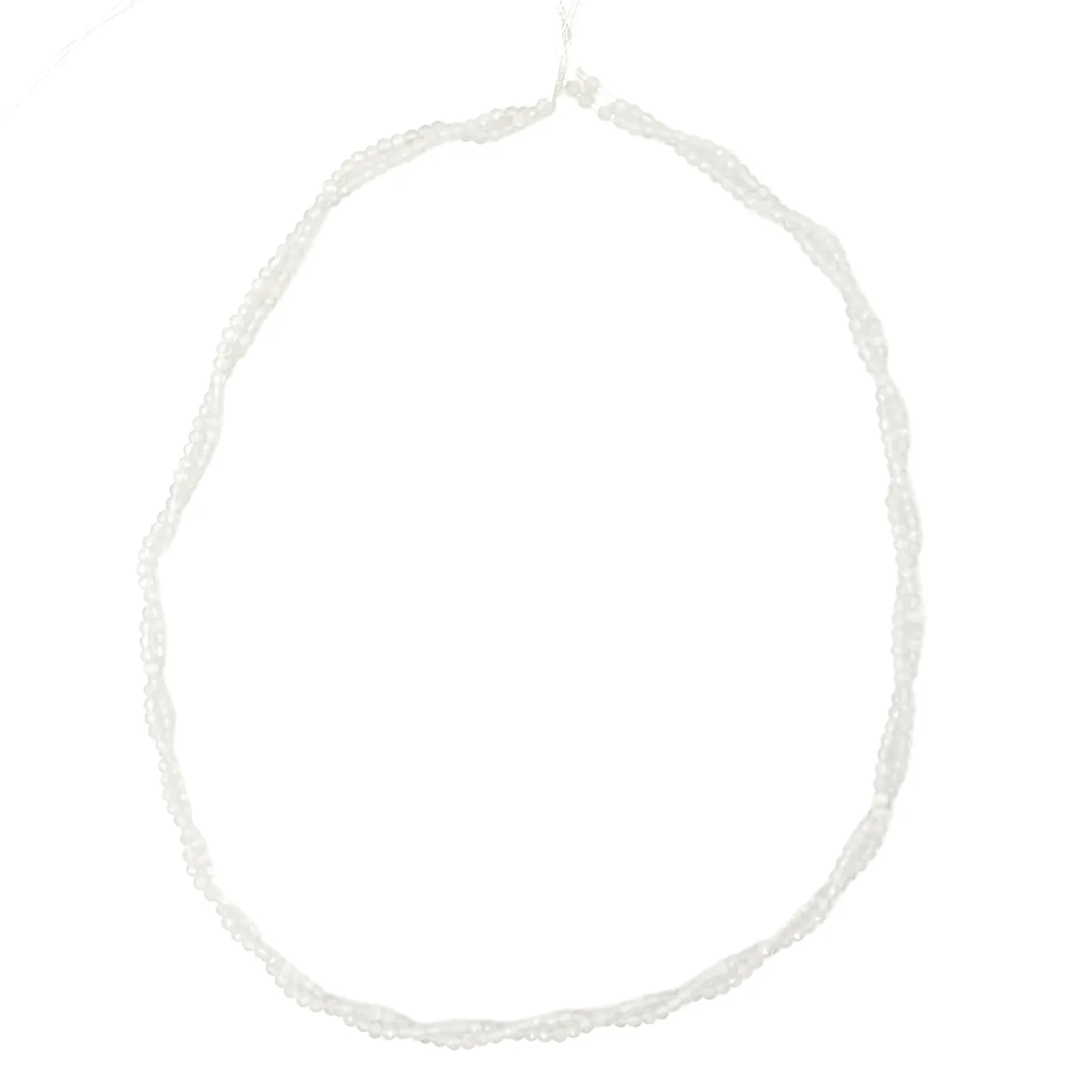 Moonstone Rainbow 2mm Faceted Rounds Bead Strand - Image 12
