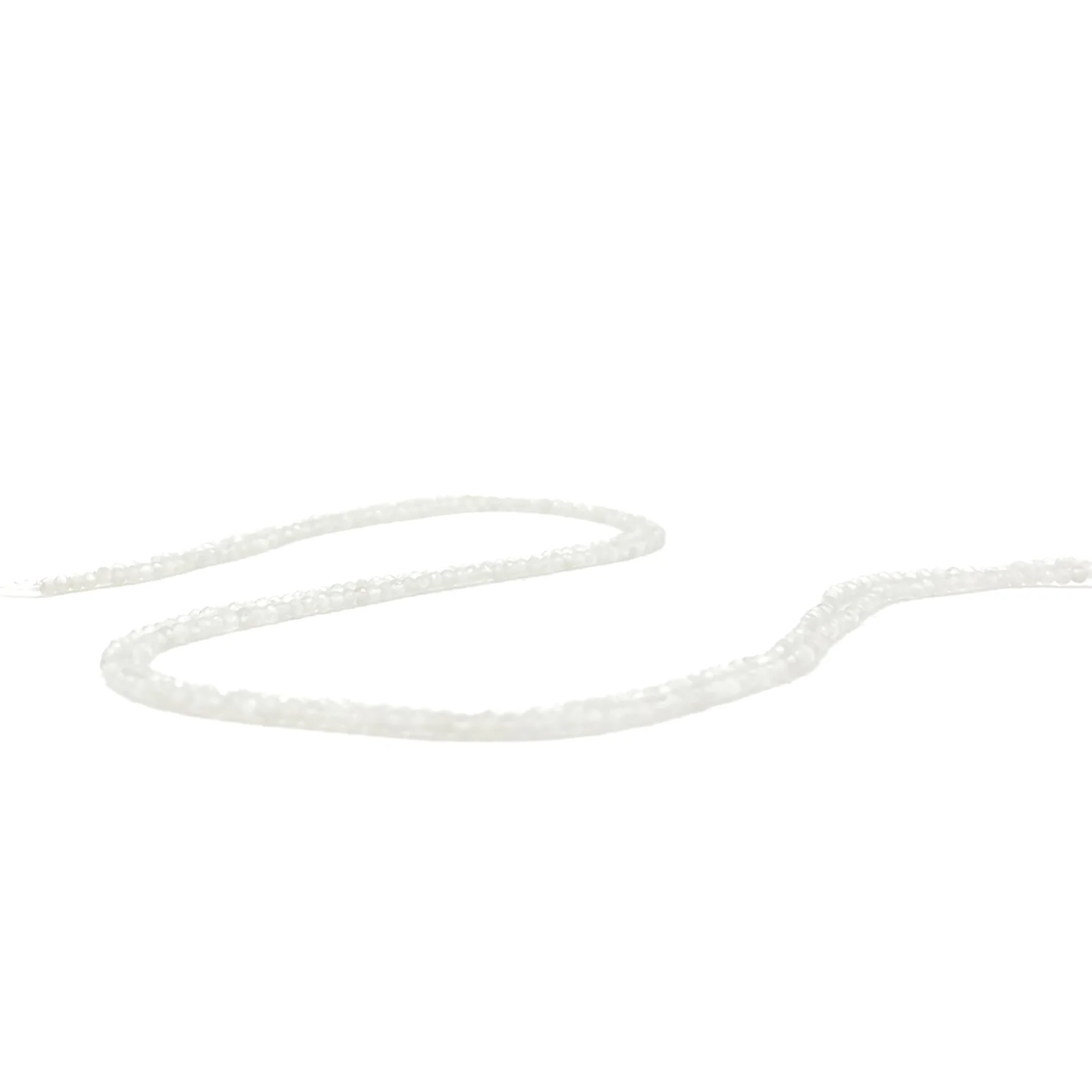 Moonstone Rainbow 2mm Faceted Rounds Bead Strand - Image 5
