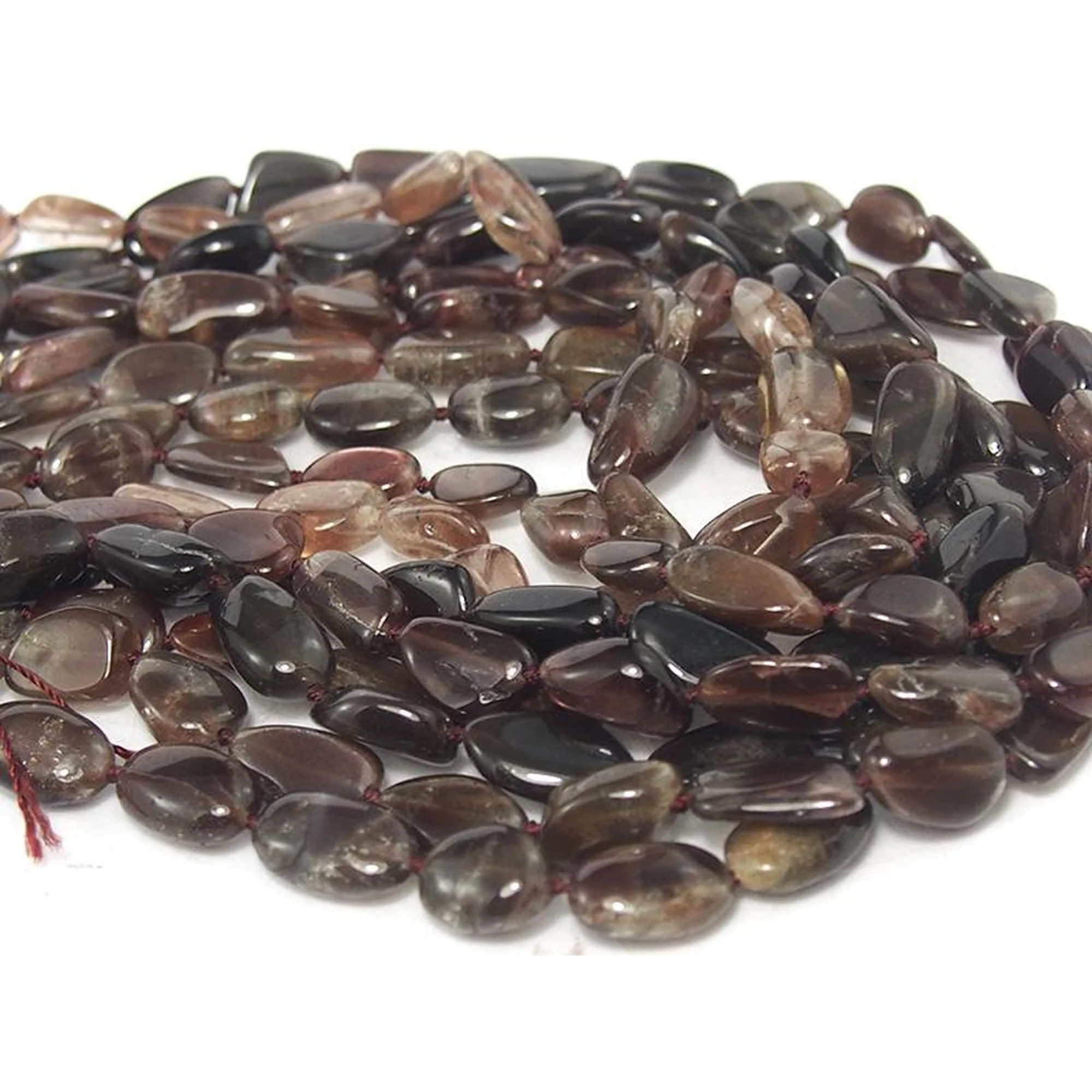 Violet Moonstone Smooth Nugget Strand - Image 3