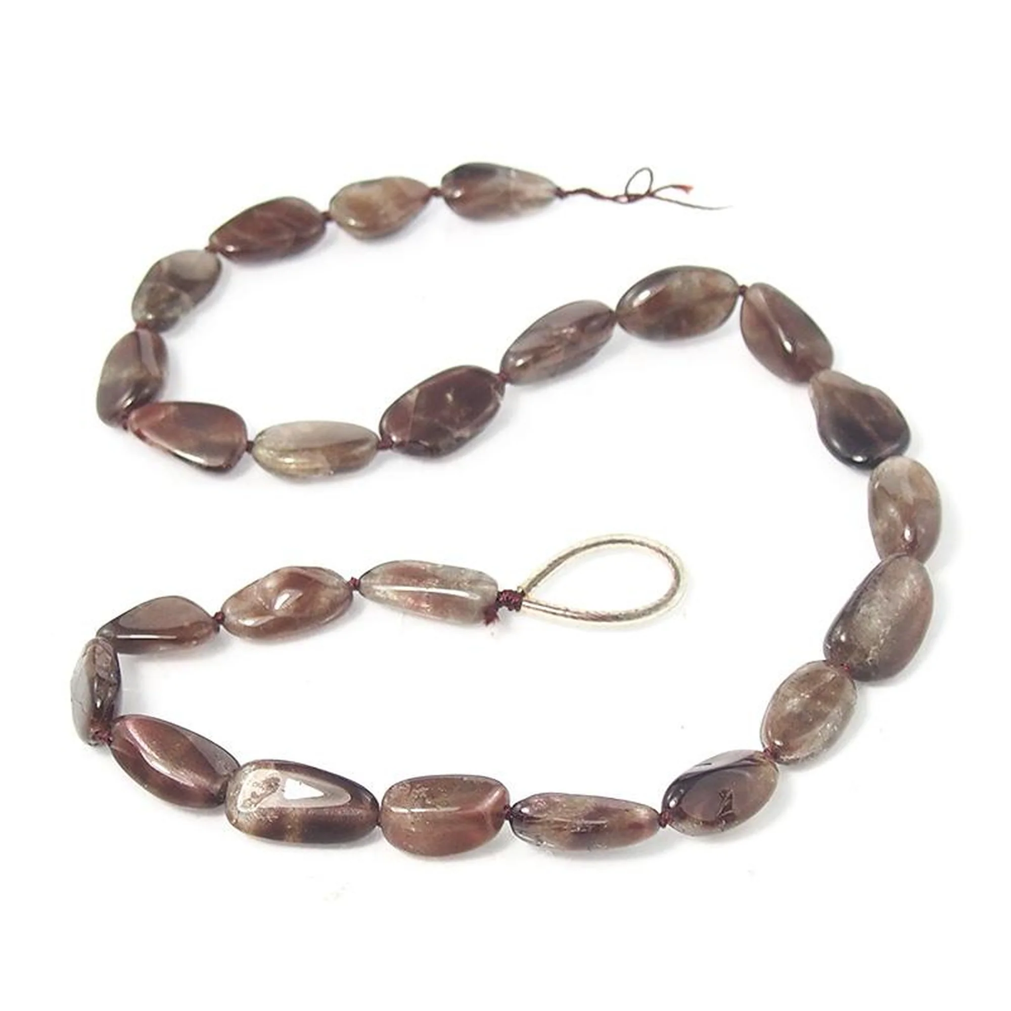 Violet Moonstone Smooth Nugget Strand - Image 4