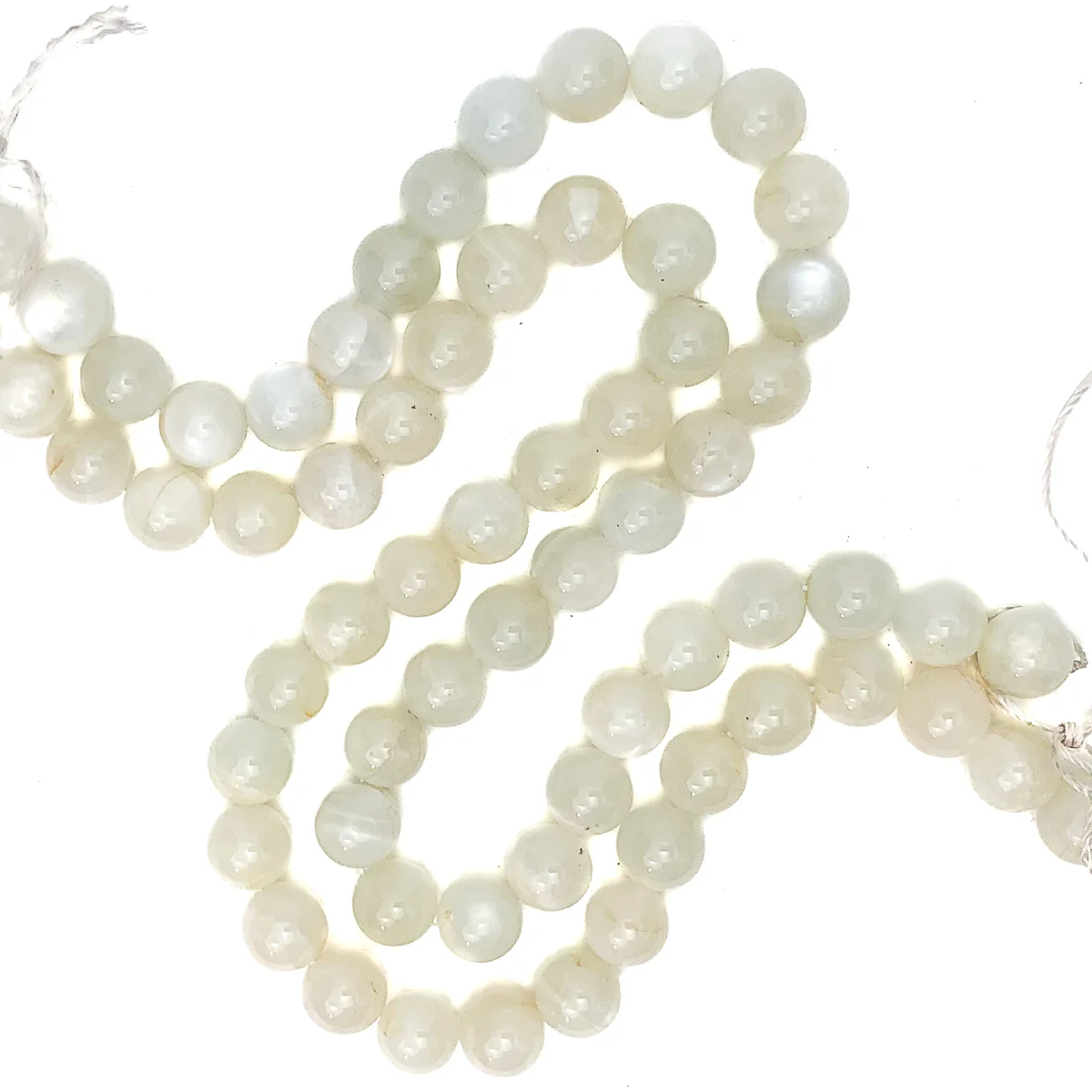 Moonstone Sri Lanka 12mm Smooth Rounds Bead Strand - Image 3