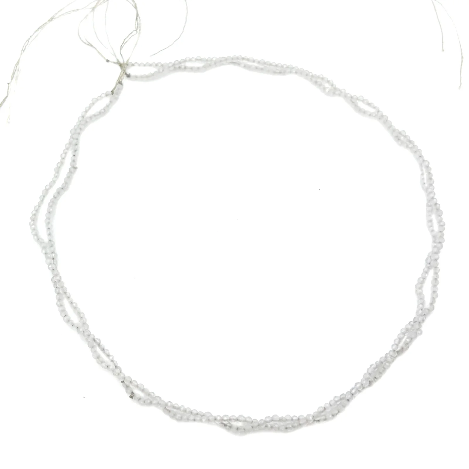 Moonstone Sri Lanka 2mm Faceted Rounds Bead Strand - Image 11