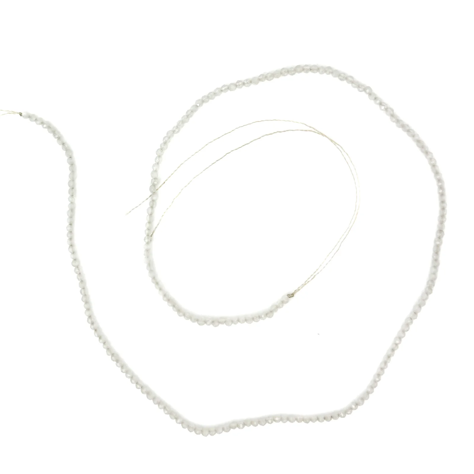 Moonstone Sri Lanka 2mm Faceted Rounds Bead Strand - Image 2