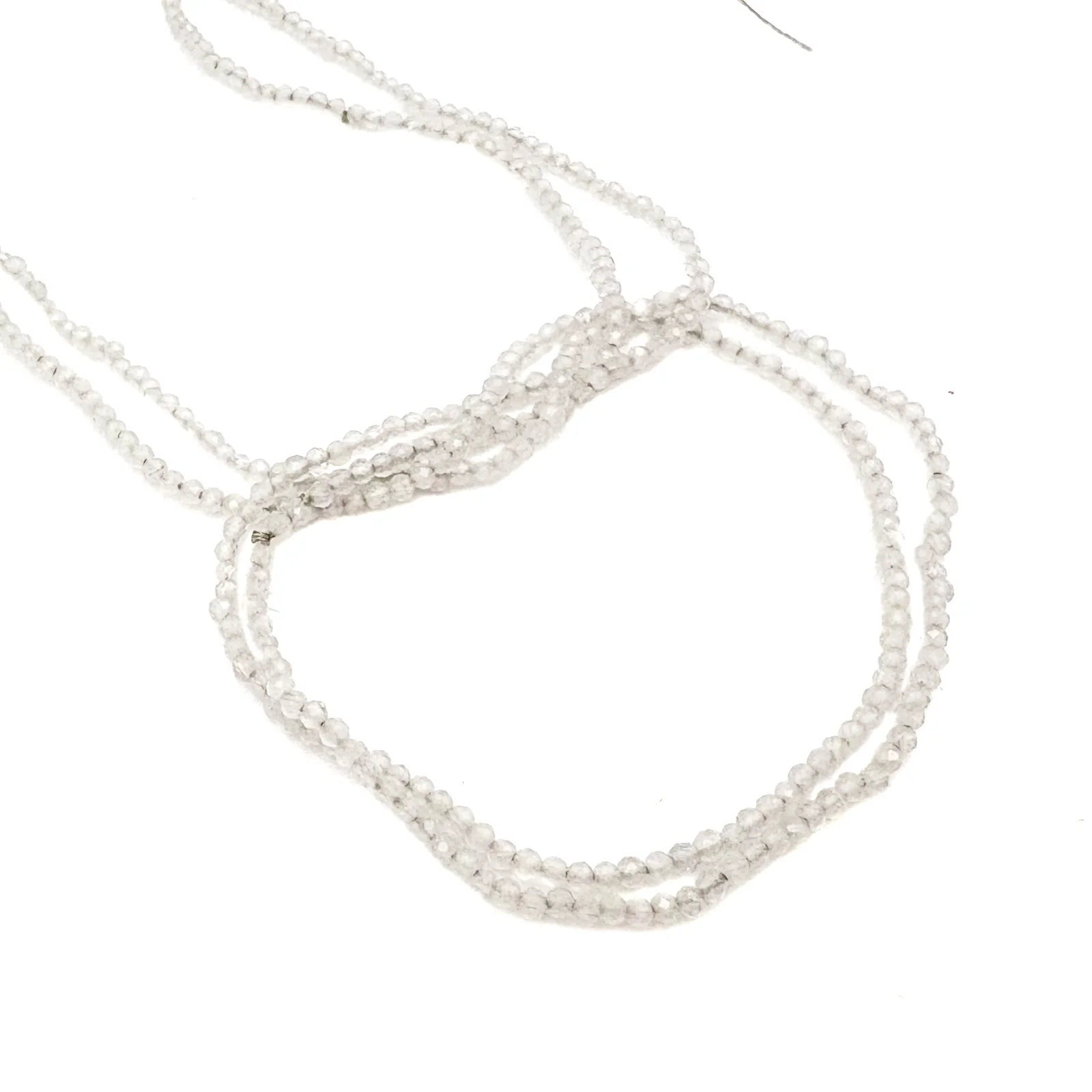 Moonstone Sri Lanka 2mm Faceted Rounds Bead Strand - Image 9