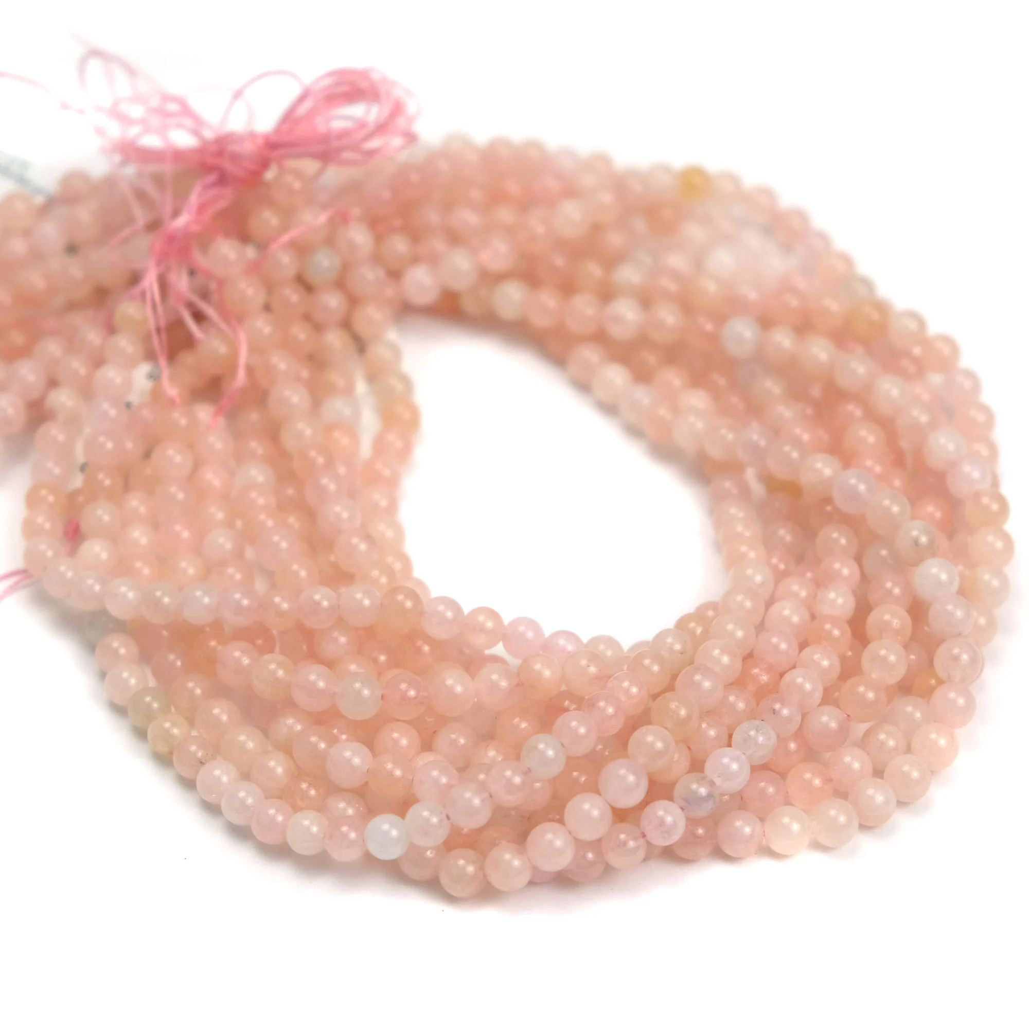 Morganite 6mm Smooth Rounds - Image 2