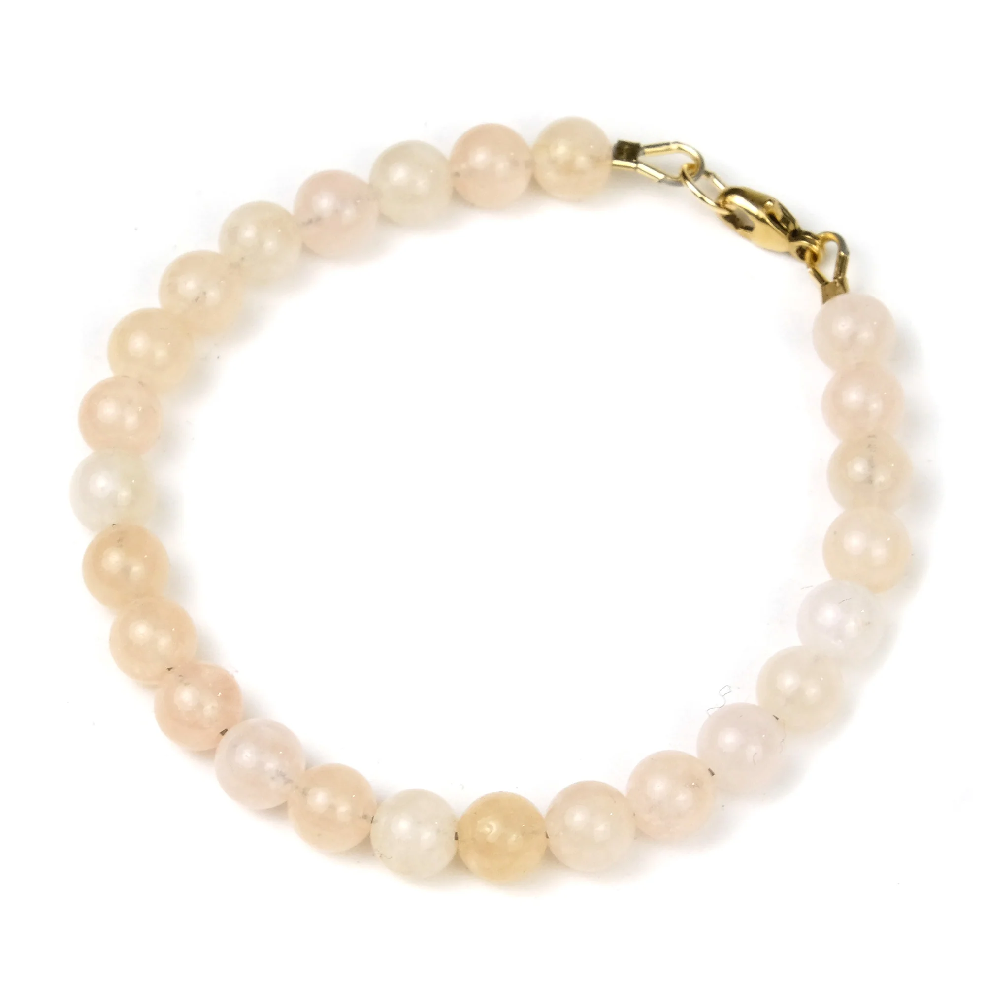 Morganite Bracelet with Gold Filled Trigger Clasp - Image 2