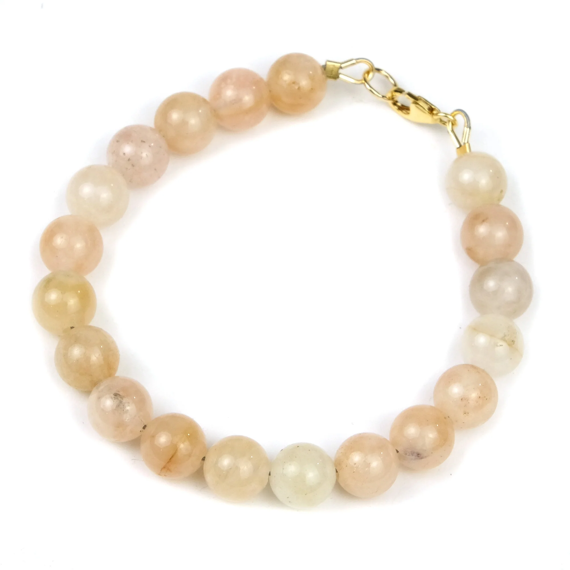 Morganite Bracelet with Gold Filled Trigger Clasp - Image 2