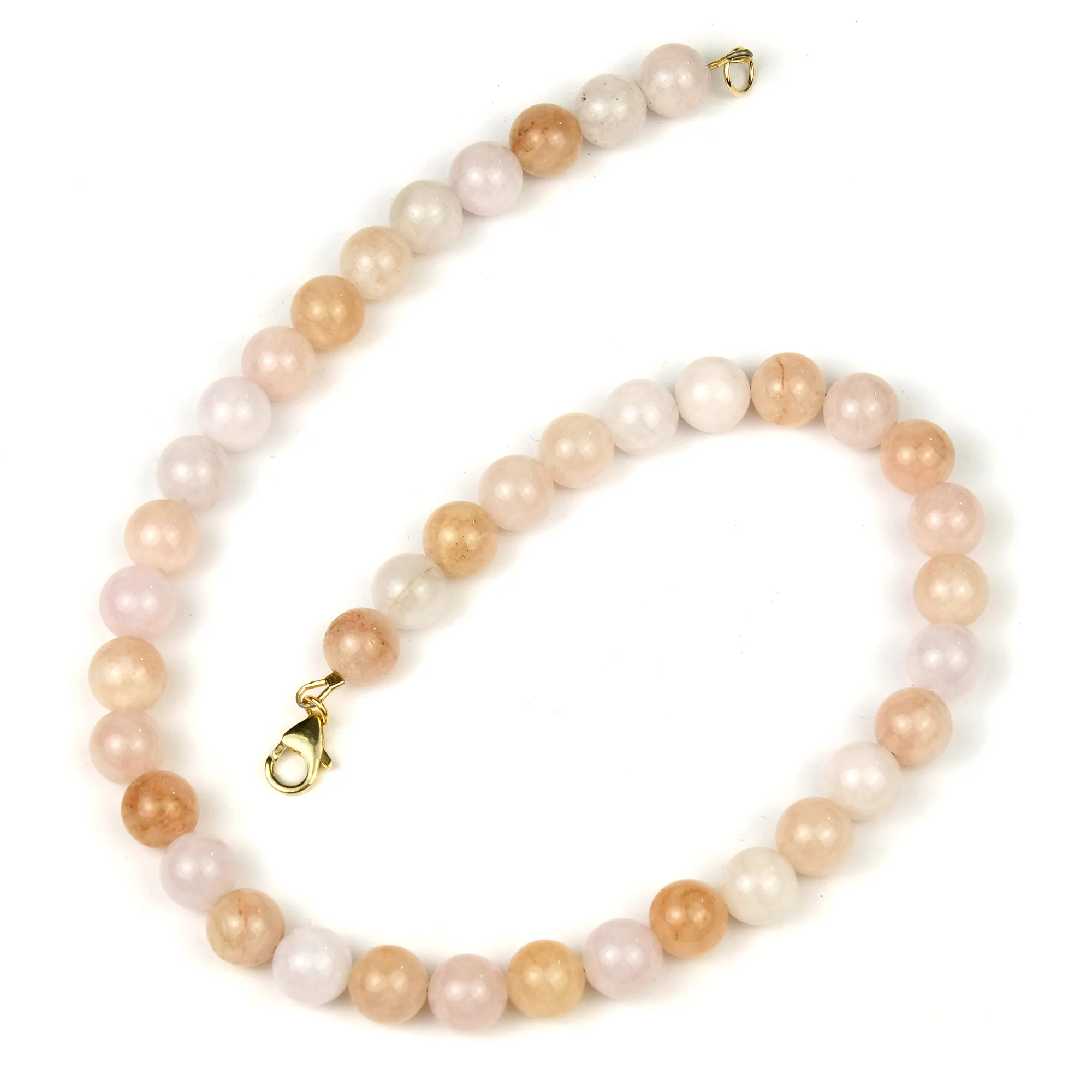 Morganite Necklace with Gold Filled Trigger Clasp - Image 2