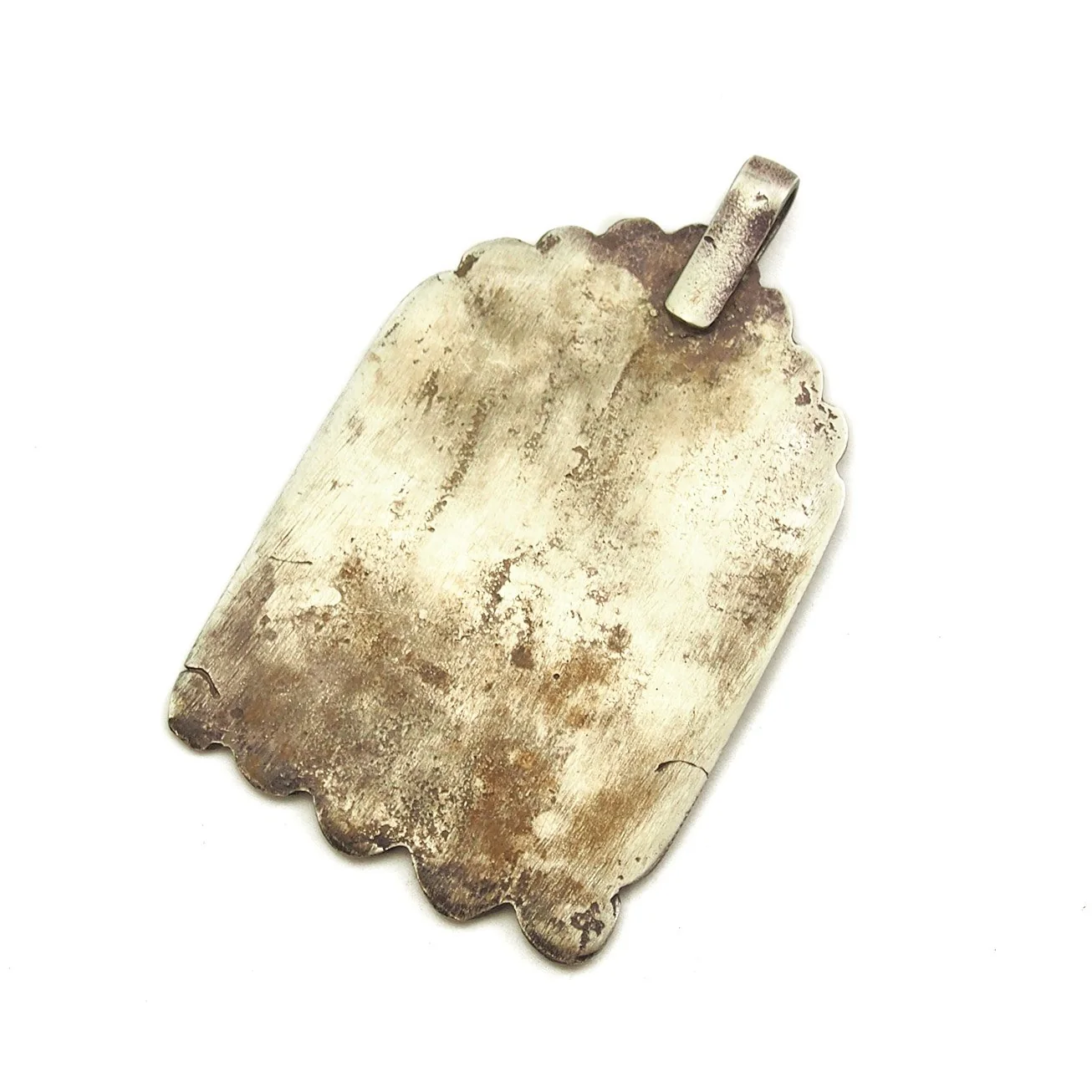 Moroccan Hamsa Pendant w/ Menorah Overlay - Image 3