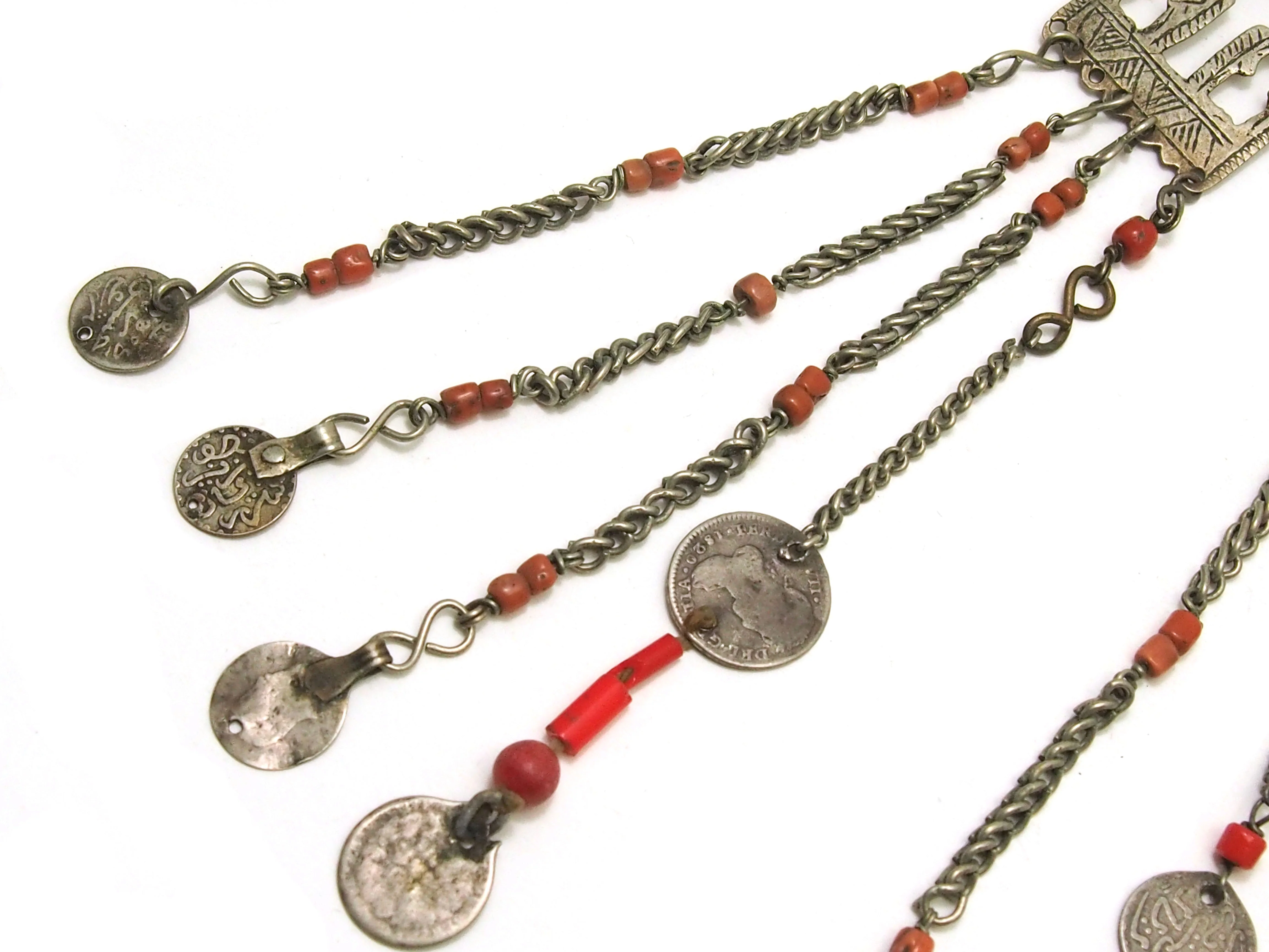 Moroccan Tribal Temporal Pendants/ Earrings Pair 2 - Image 3