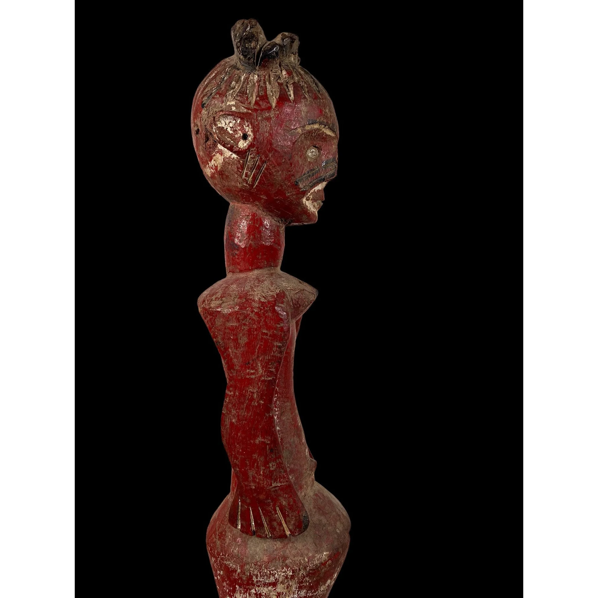 Mossi Female Altar Figure, Burkina Faso #1162 PROVENANCE - Image 6