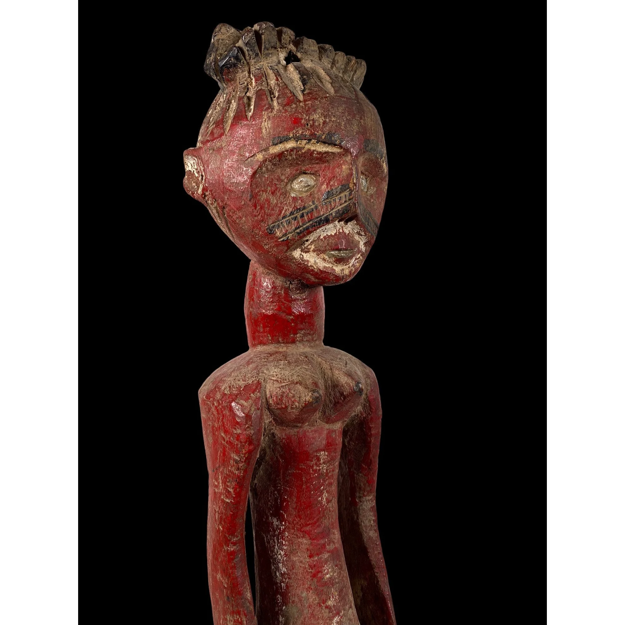 Mossi Female Altar Figure, Burkina Faso #1162 PROVENANCE - Image 7