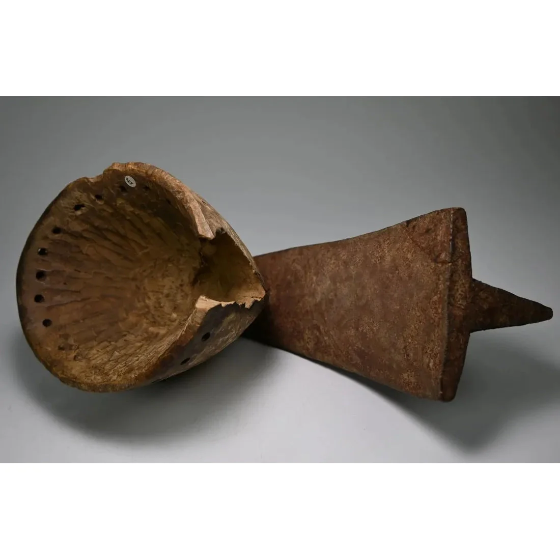 Mossi Rooster Mask, Burkina Faso - PROVENANCE Thomas Wheelock Collection #702 - Image 8
