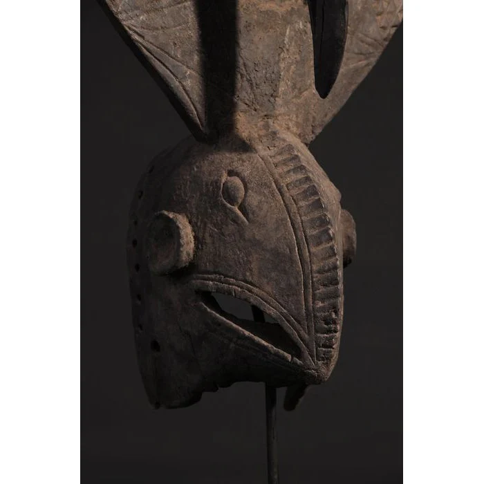 Mossi Bird Zoomorphic Plank Mask, Burkina Faso #914 PROVENANCE - Image 11