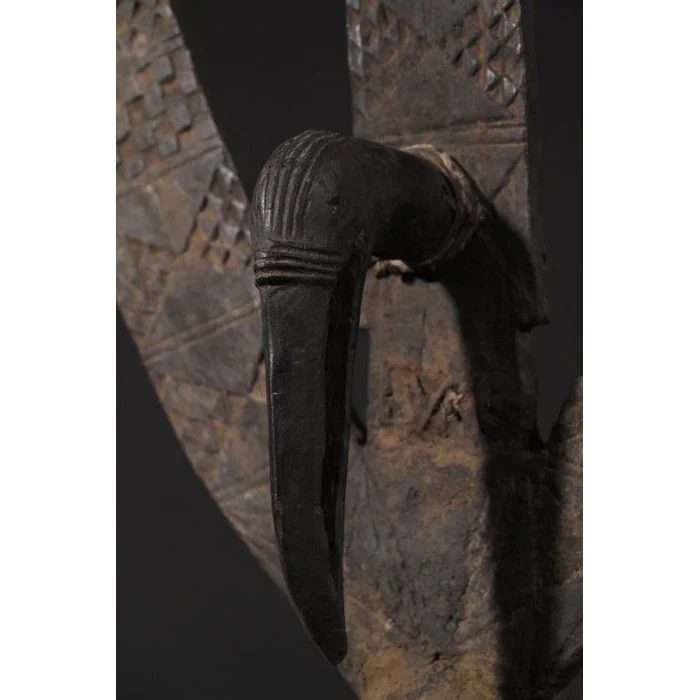 Mossi Bird Zoomorphic Plank Mask, Burkina Faso #914 PROVENANCE - Image 13