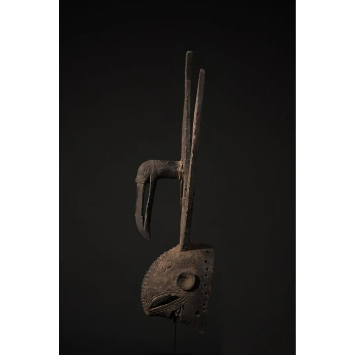 Mossi Bird Zoomorphic Plank Mask, Burkina Faso #914 PROVENANCE - Image 5