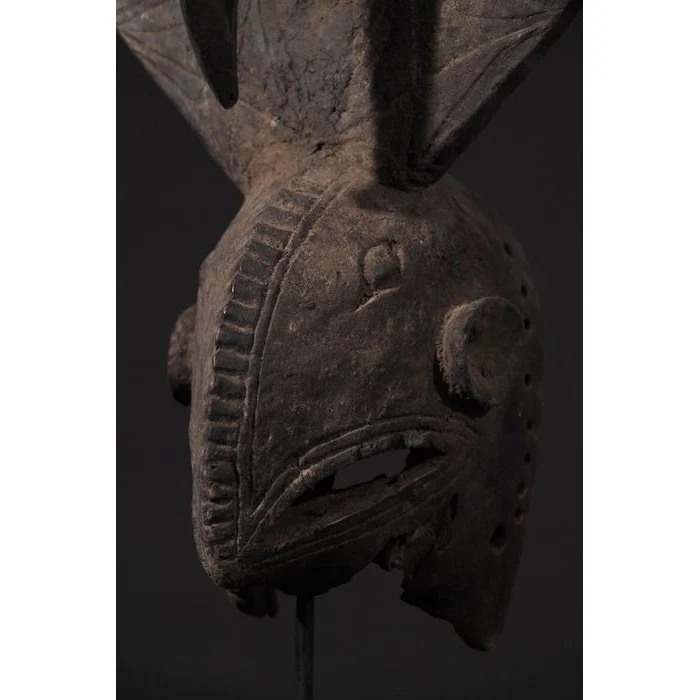 Mossi Bird Zoomorphic Plank Mask, Burkina Faso #914 PROVENANCE - Image 7