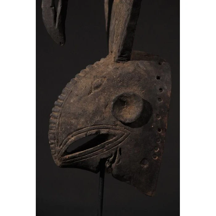 Mossi Bird Zoomorphic Plank Mask, Burkina Faso #914 PROVENANCE - Image 8