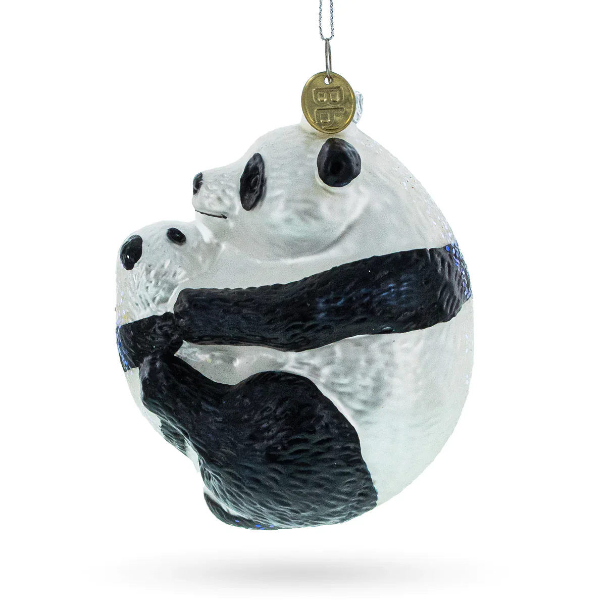 Mama and Baby Panda Ornament PS - Image 2