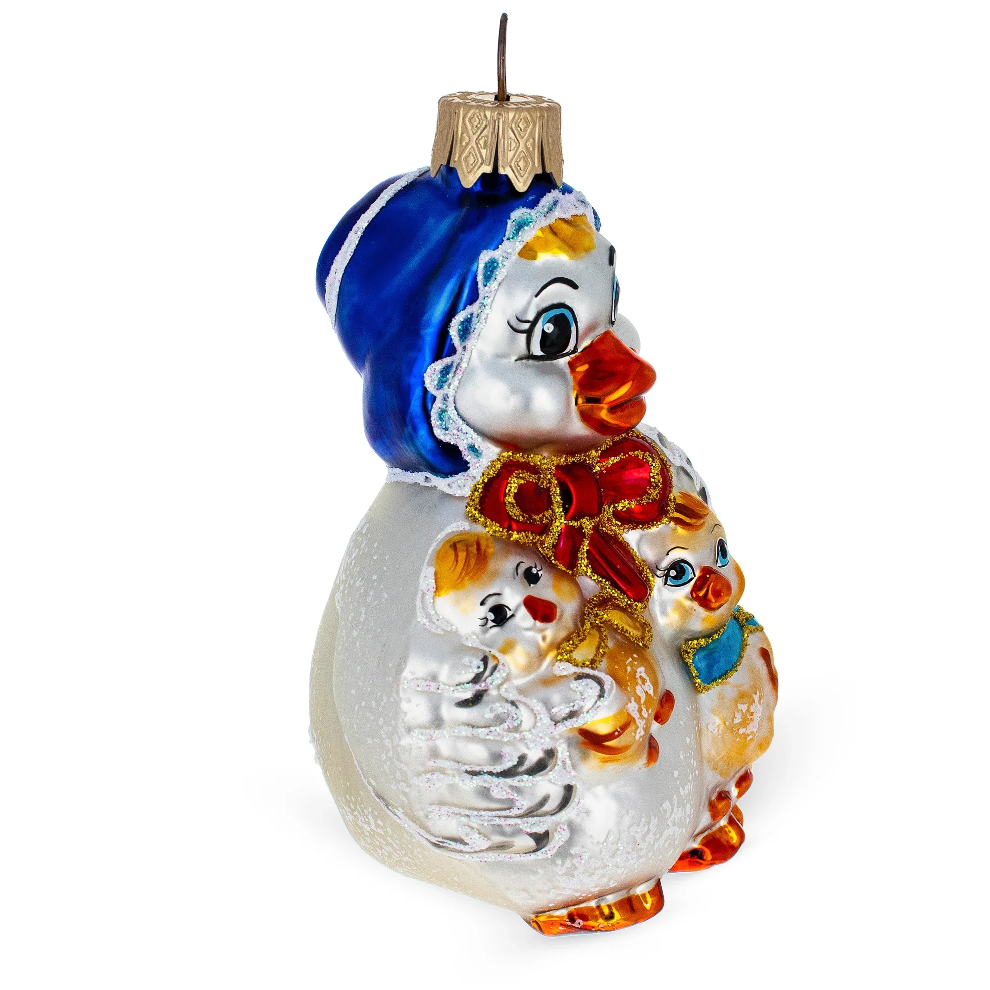 Mother Goose with Her Ducklings Ornament PS - Image 2