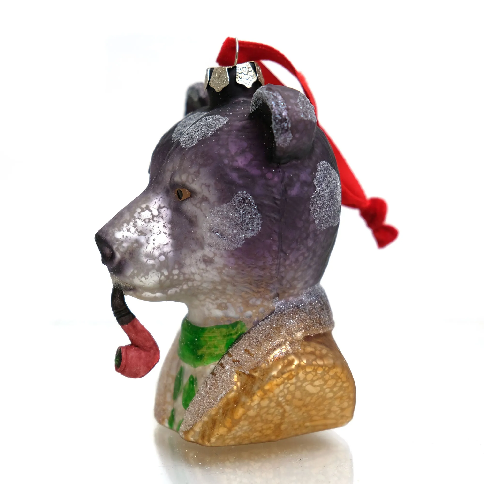 Mr. Bear Glass Ornament - Image 2