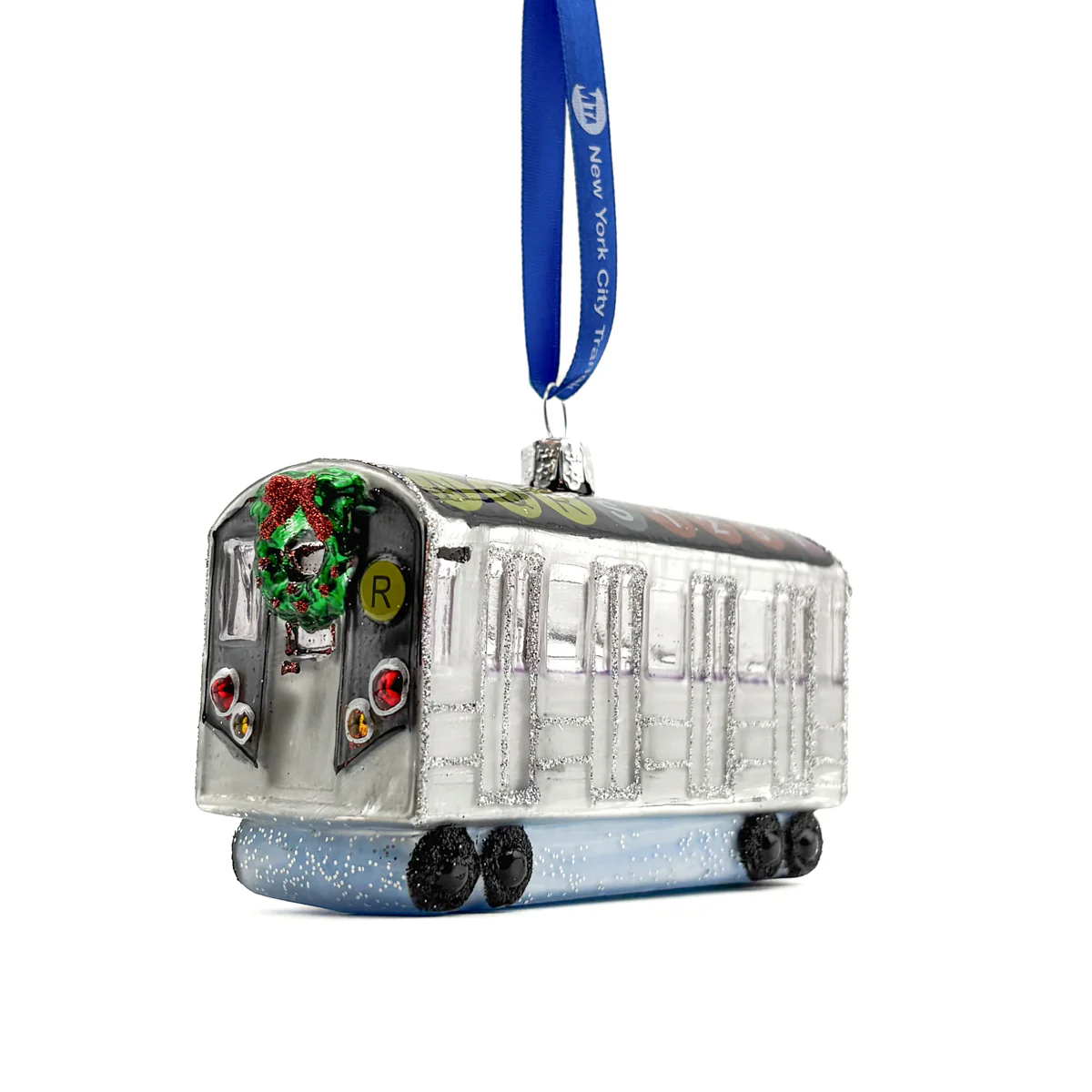 MTA New York City Subway Car Glass Ornament - Image 5