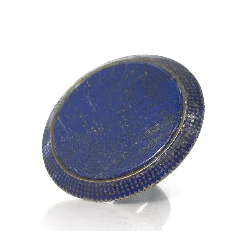 Multan Valley Lapis Lazuli Enamel Rings Mid 20th Century 2 - Image 2