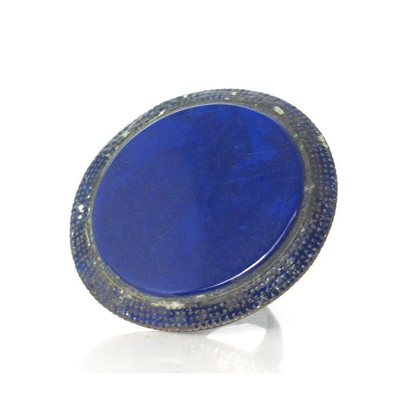 Multan Valley Lapis Lazuli Enamel Rings Mid 20th Century 5 - Image 3