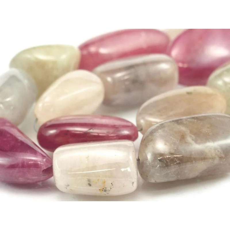 Multi-Colored Sapphire Smooth Nugget Strand - Image 5