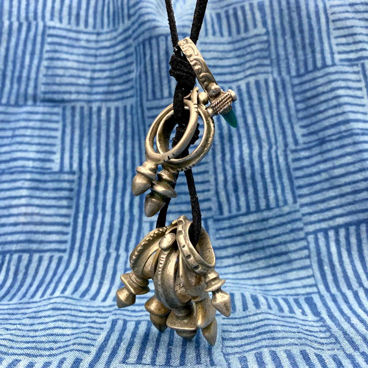 Antique Multi In Zinder Love Charm Tuareg Charm Necklace, Niger - Image 4