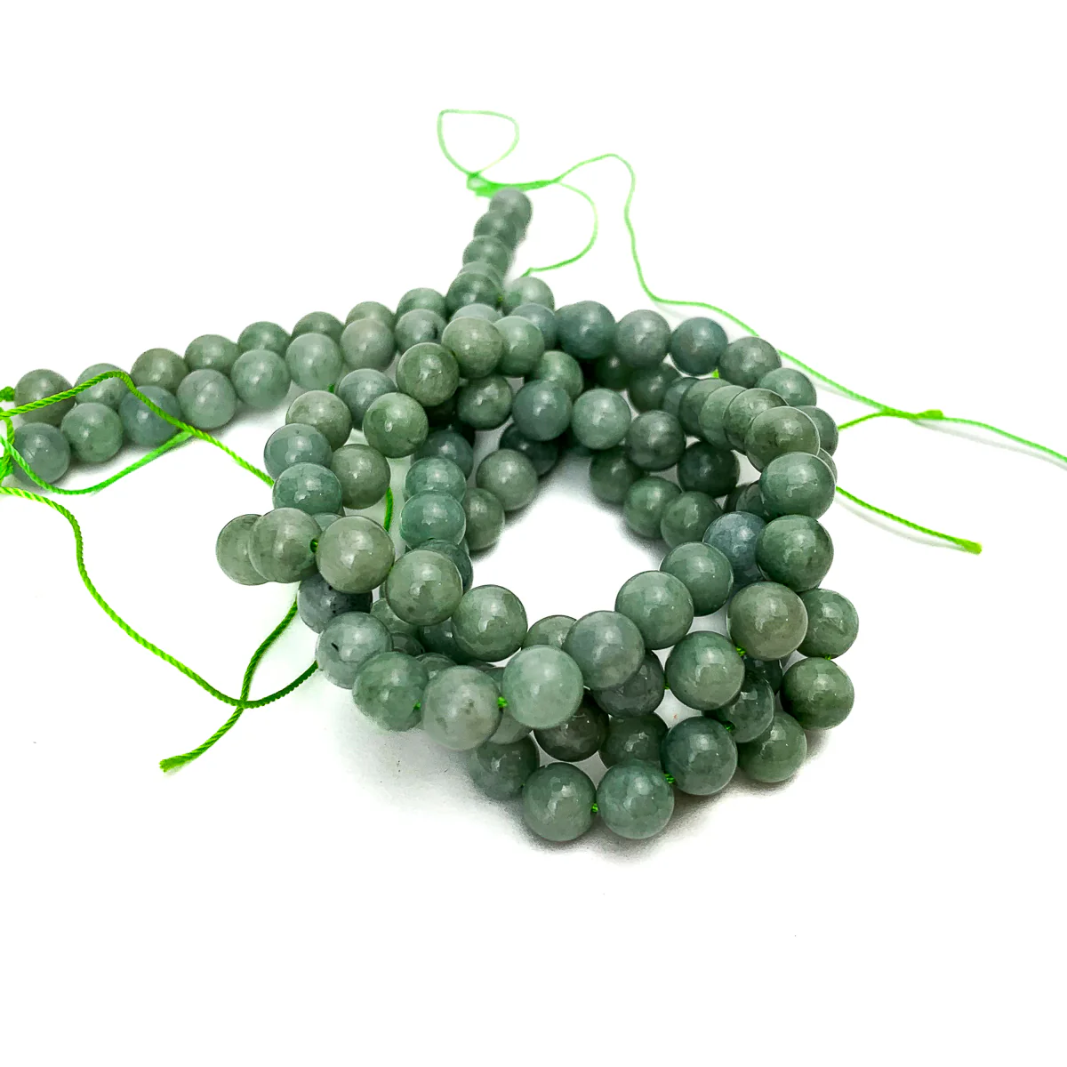 Myanmar Jade 6.5mm Smooth Rounds - Image 4