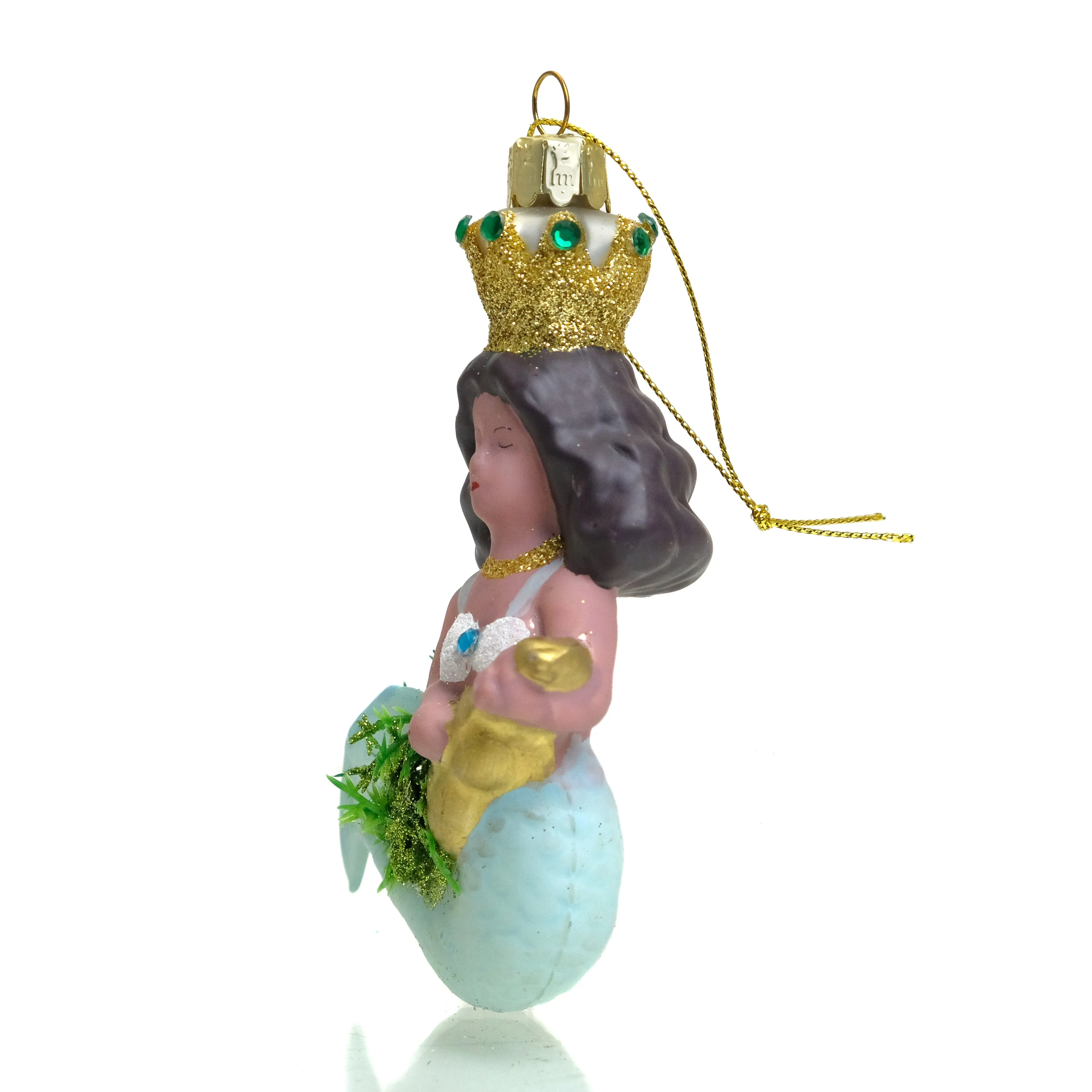 Mystic Mermaid with Guitar Ornament - Image 3