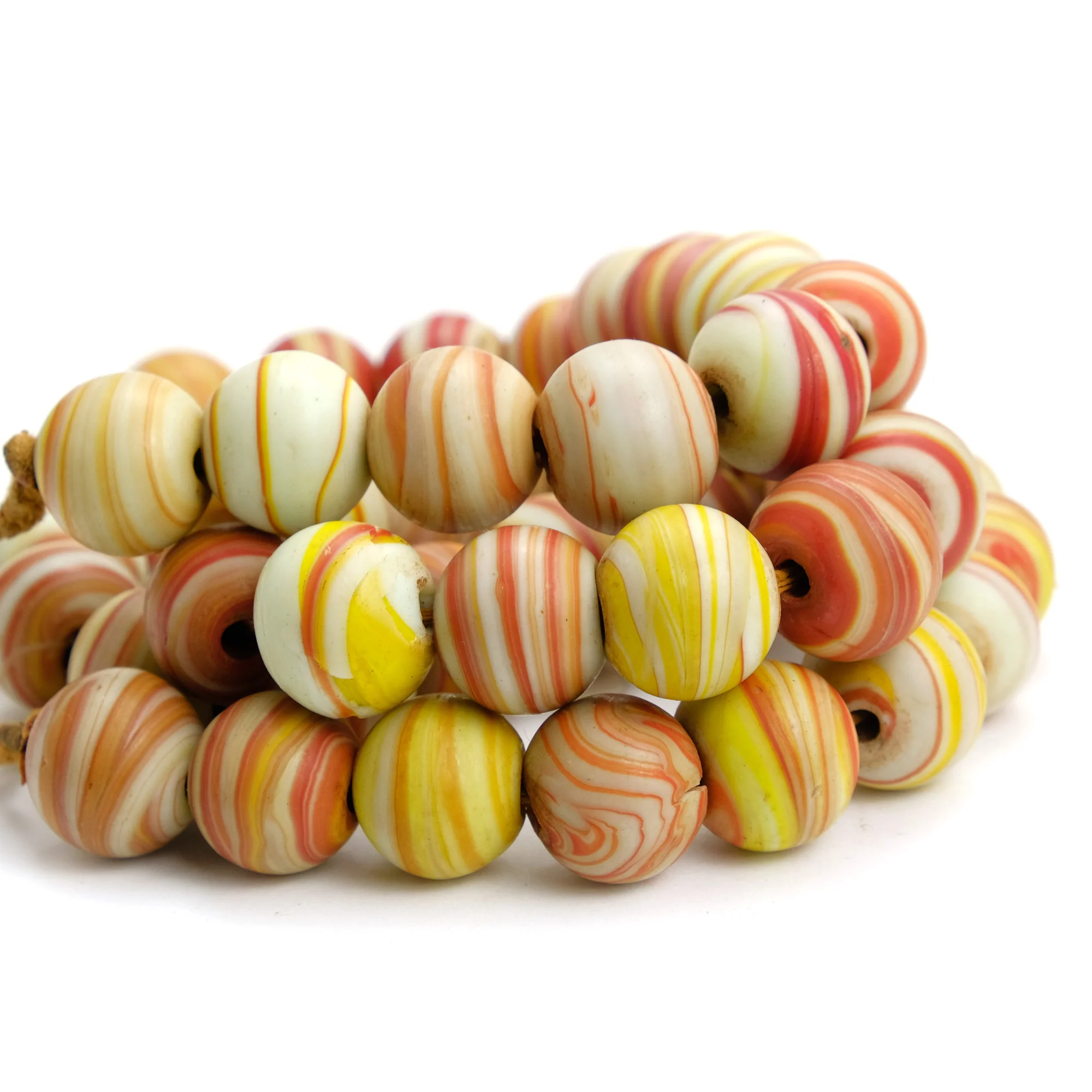 Naga Heirloom Swirls 1950's Beads / Necklace - Image 2