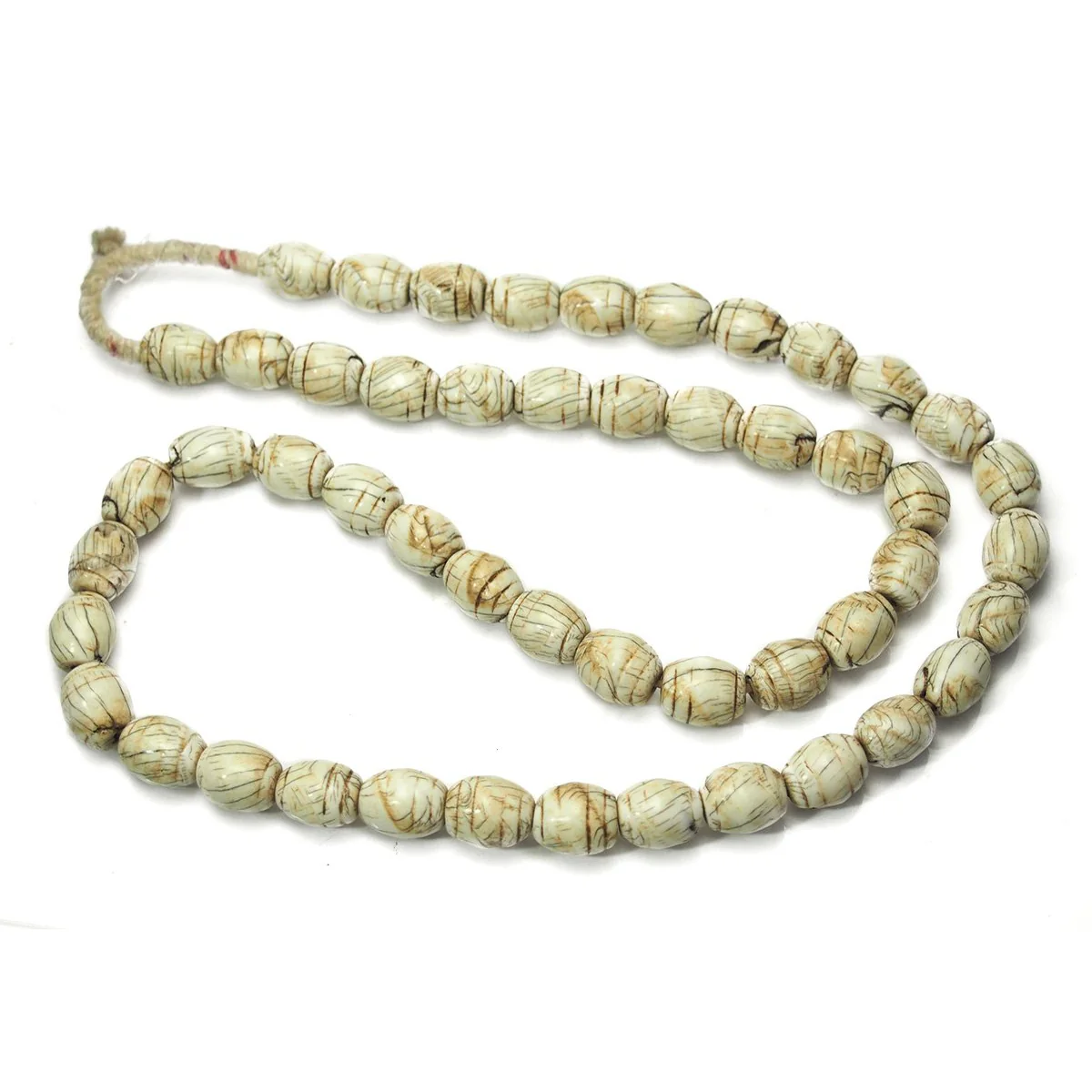 Naga "Sacred Shank" Shell Heirloom Beads From Northern India - Image 3