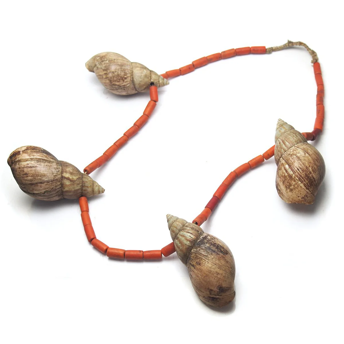 Naga Shell Heirloom Bead Necklace - Image 4