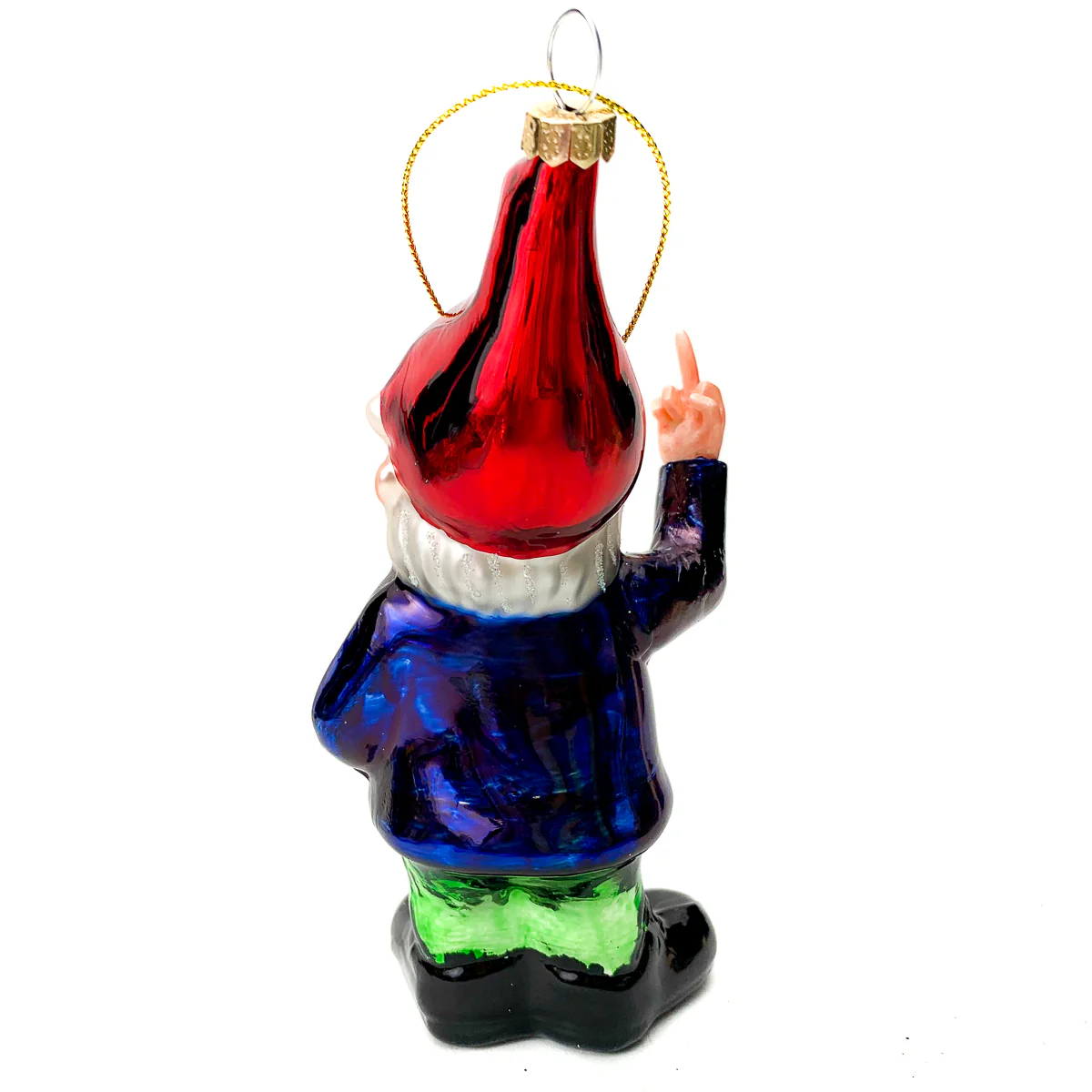 Naughty Gnome Technicolor Ornament - Image 3