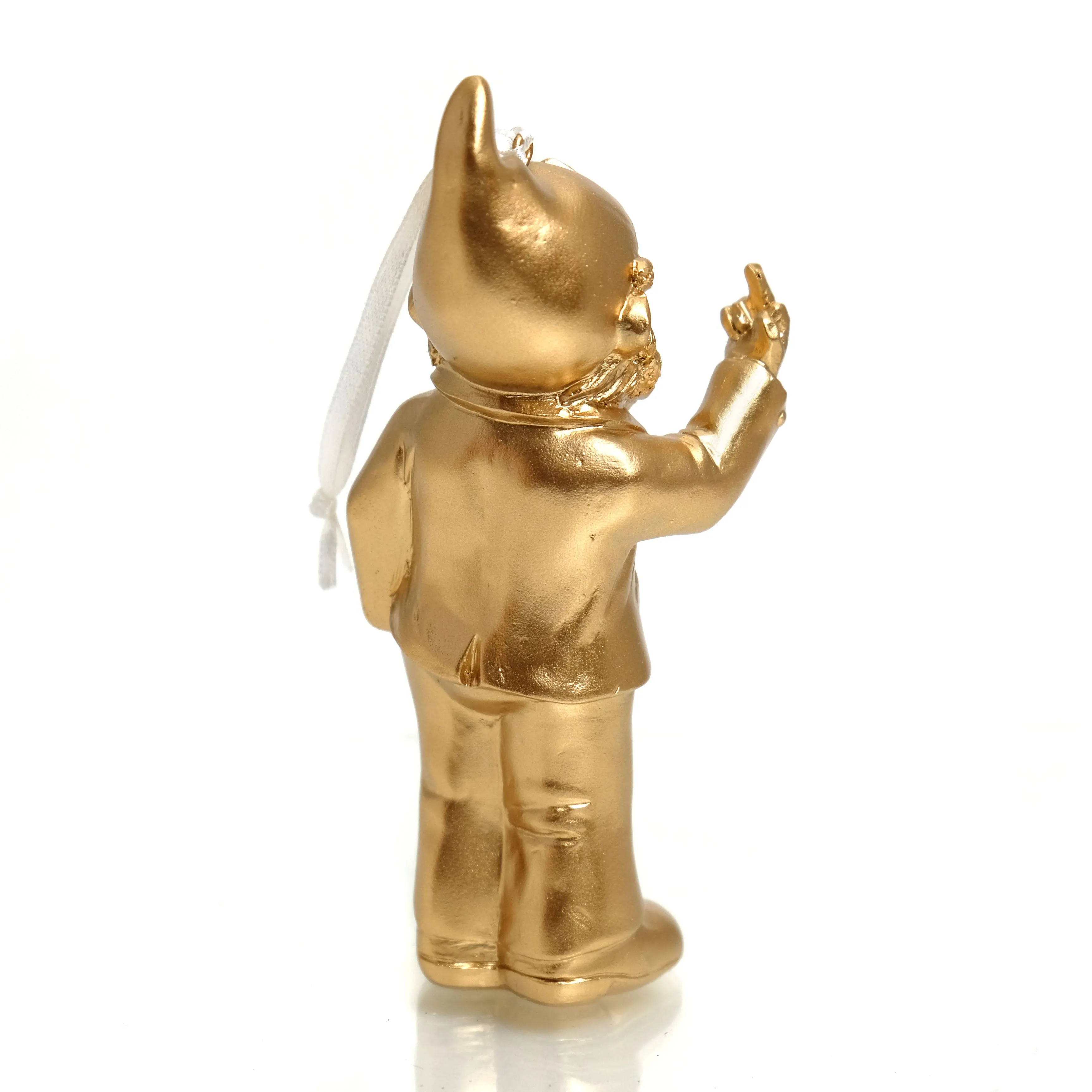 Naughty Gnome "Mr Goldfinger" Ornament - Image 3